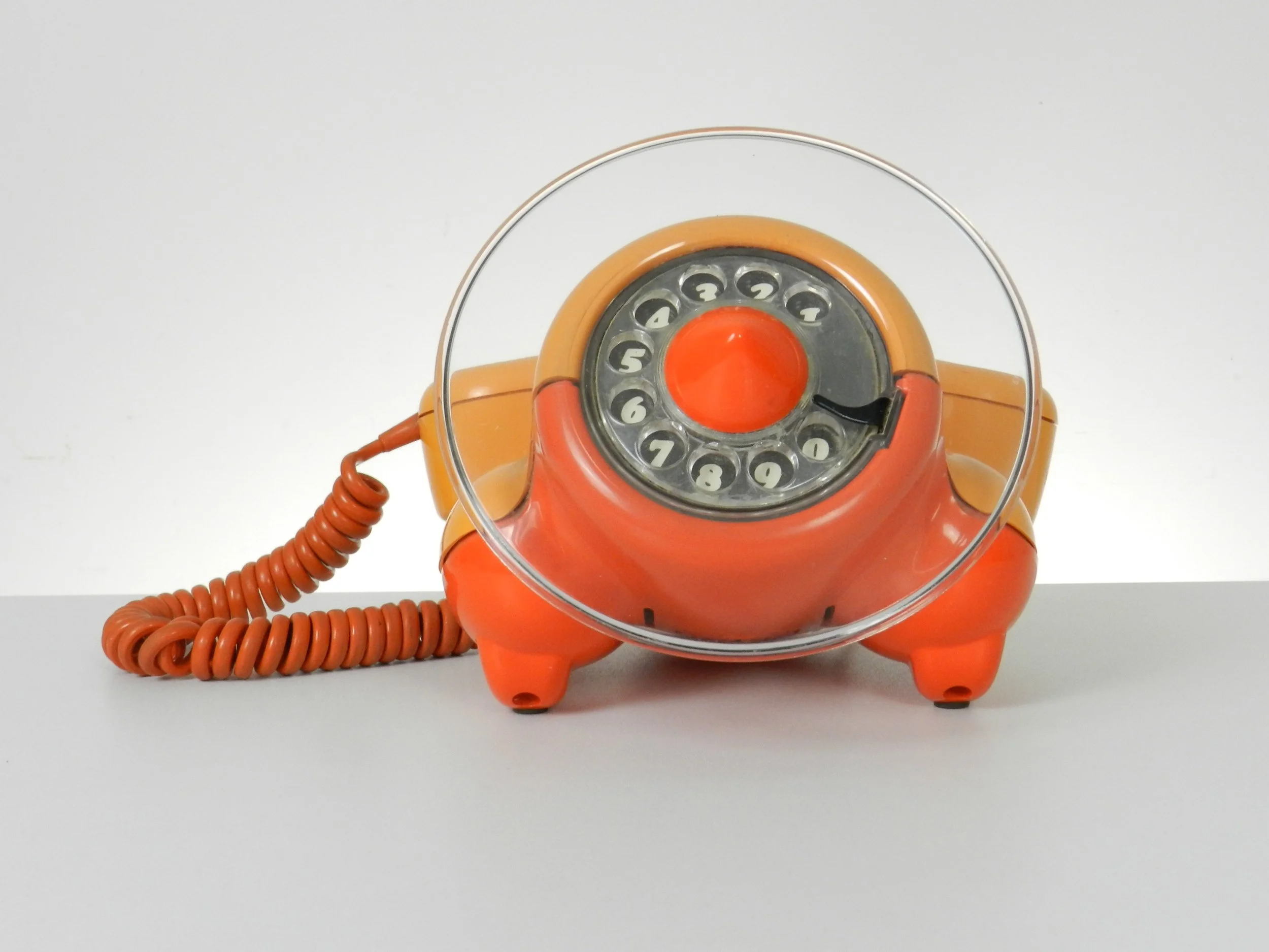 “Alexander Graham Plane” phone (model 450) designed by John Tyson for Northern Telecom.  Canada, 1970s.