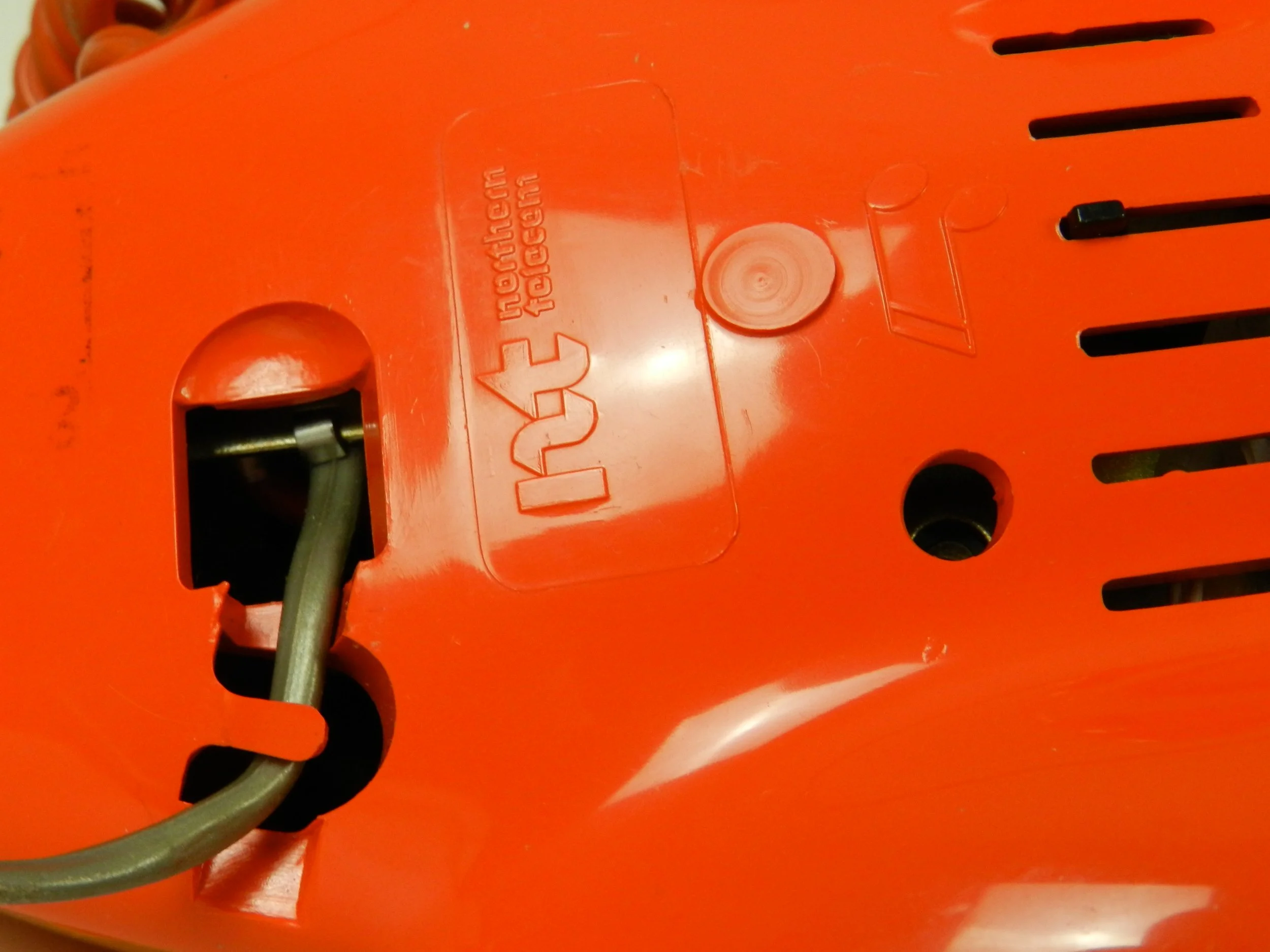 “Alexander Graham Plane” phone (model 450) designed by John Tyson for Northern Telecom.  Canada, 1970s.