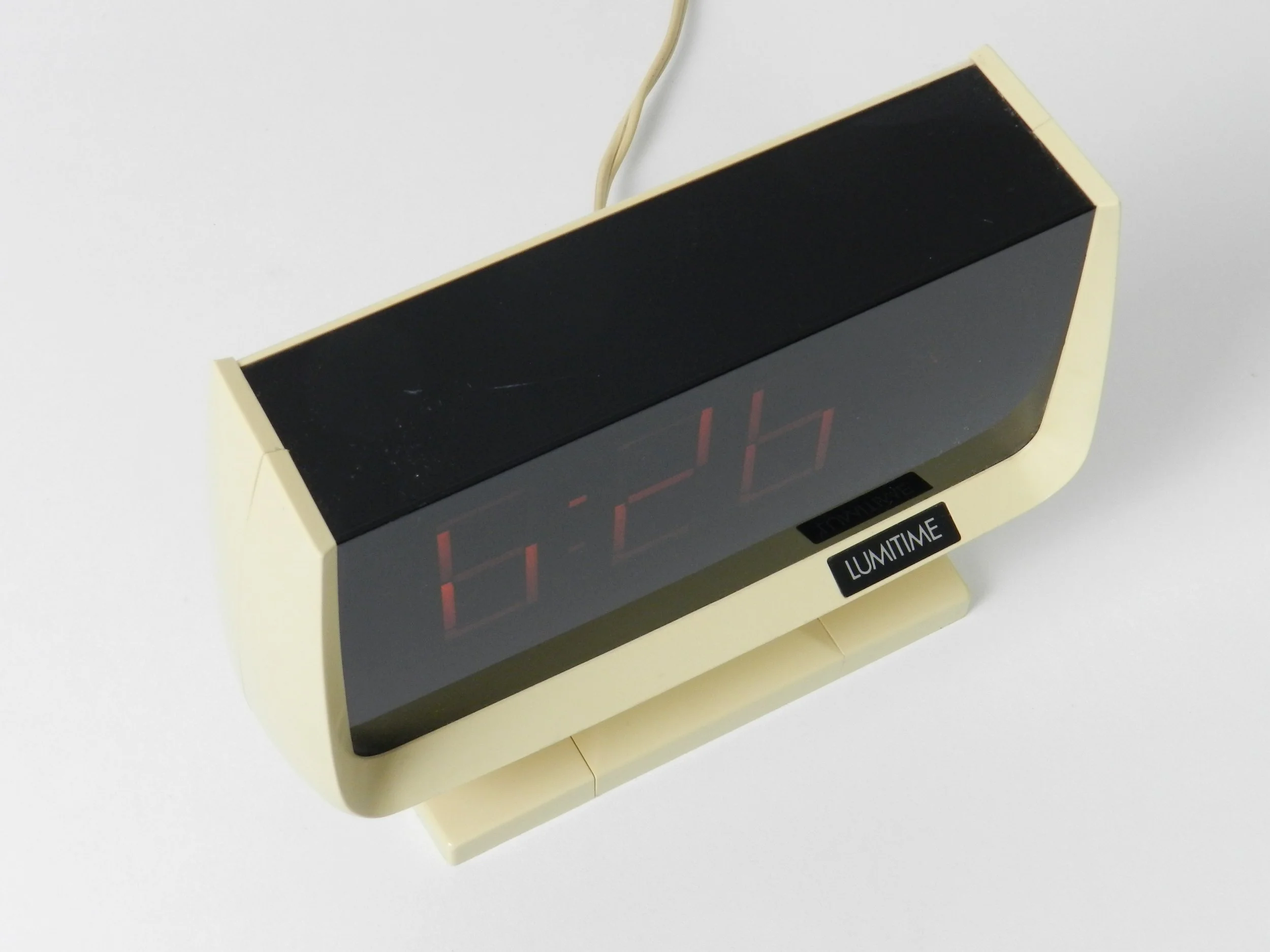 Lumitime space age clock by Tamura.  Japan, 1970s.