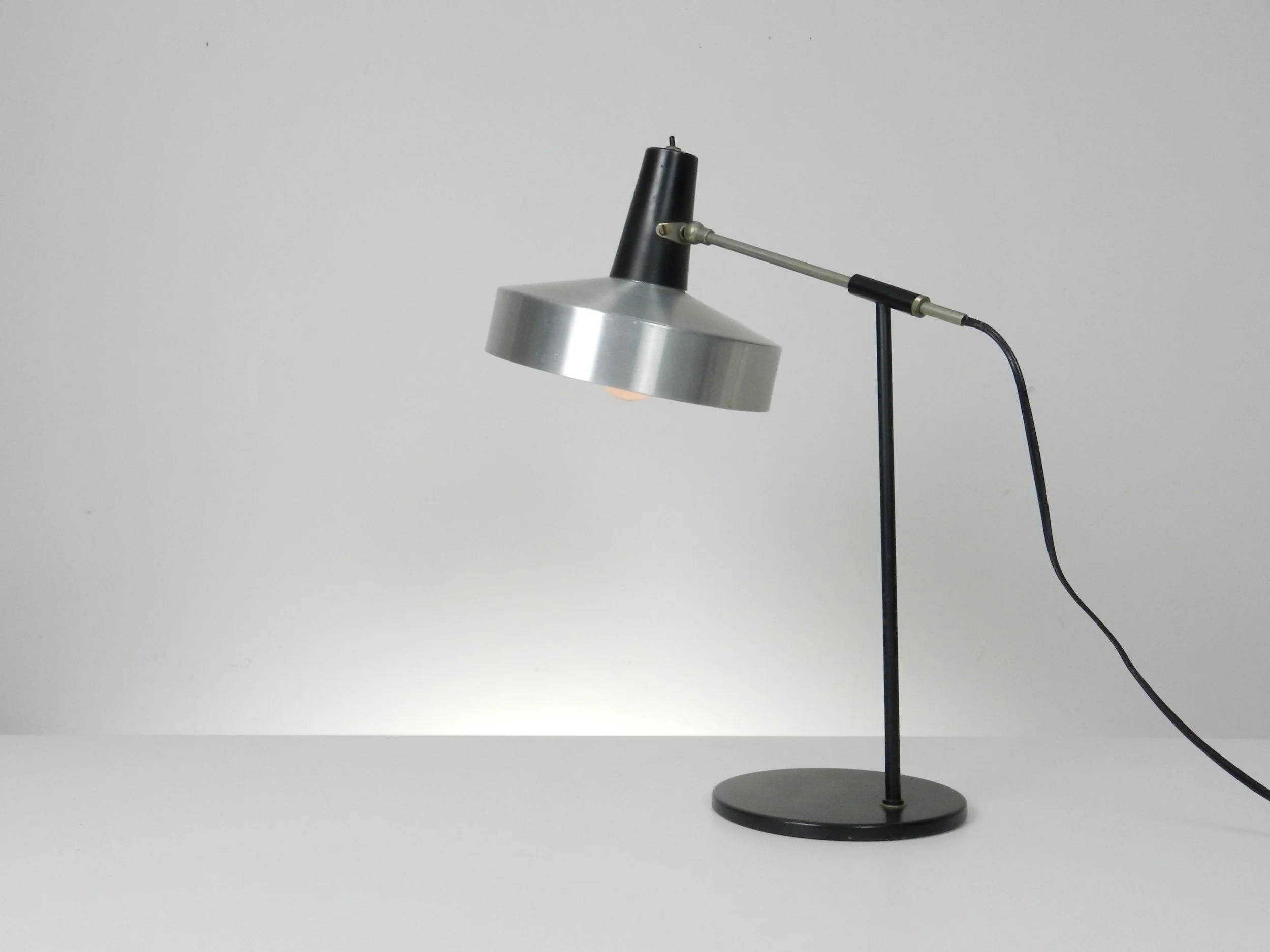 Mid century modern table lamp by Hala Zeist.  Netherlands, 1960s.