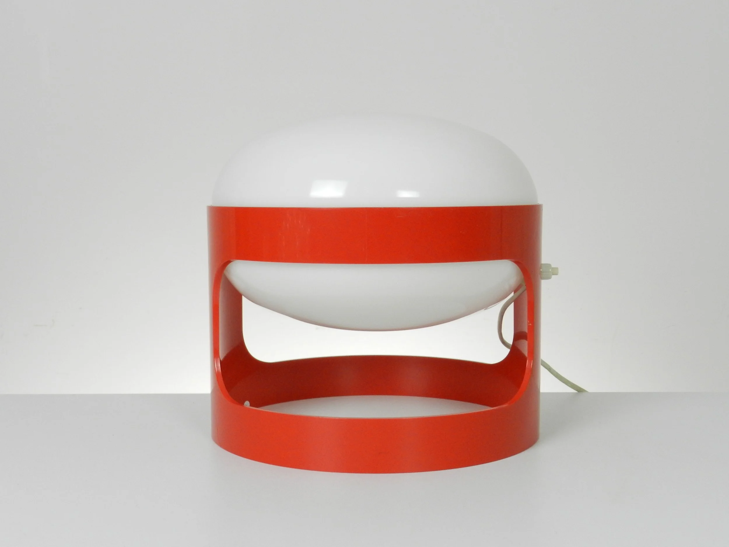 Vintage KD-27 plastic lamp designed by Joe Colombo for Kartell.  Italy, 1960s.