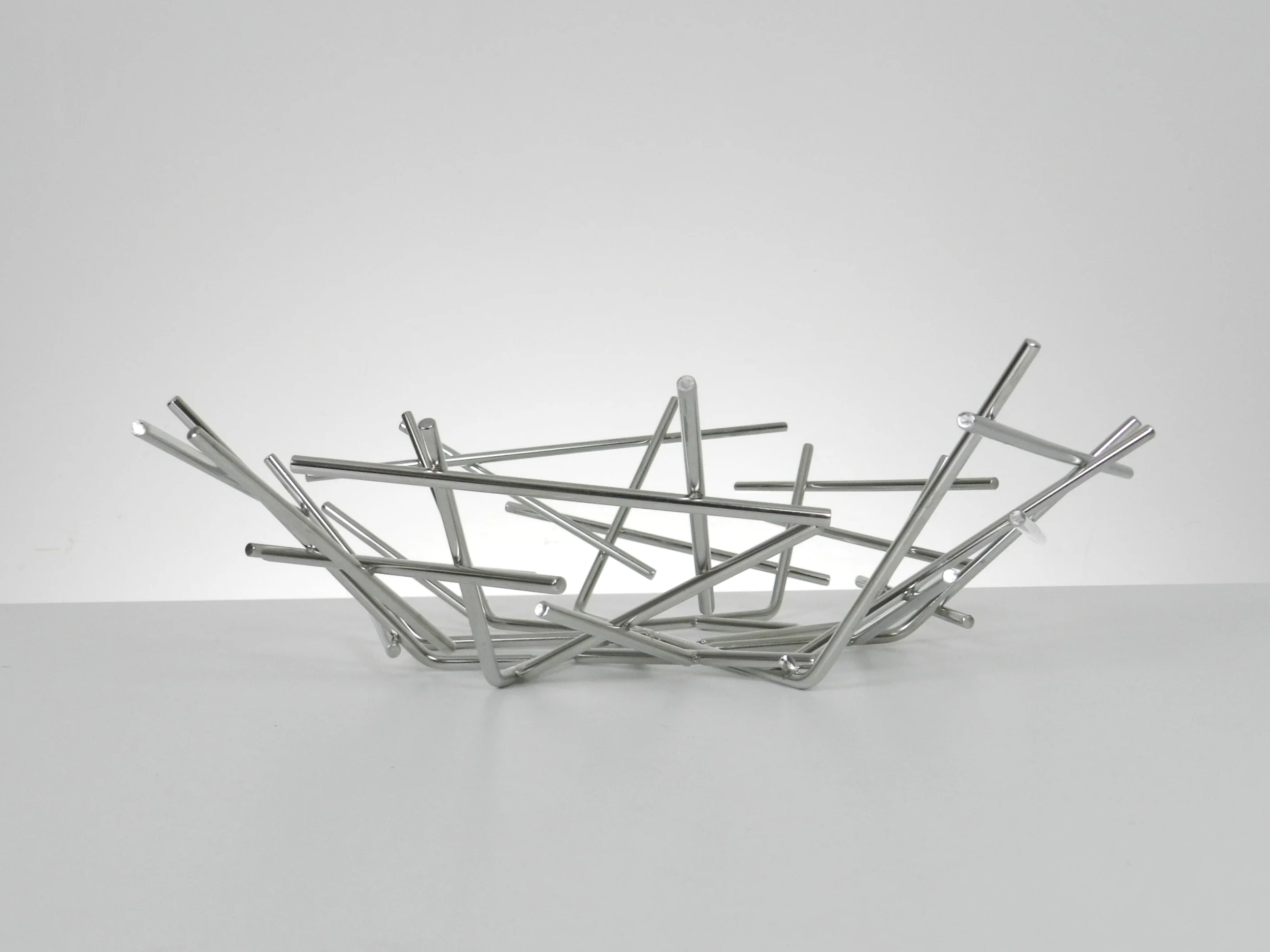 Stainless steel “Blow Up” bowl designed by Fernando and Humberto Campana for Alessi, Italy.