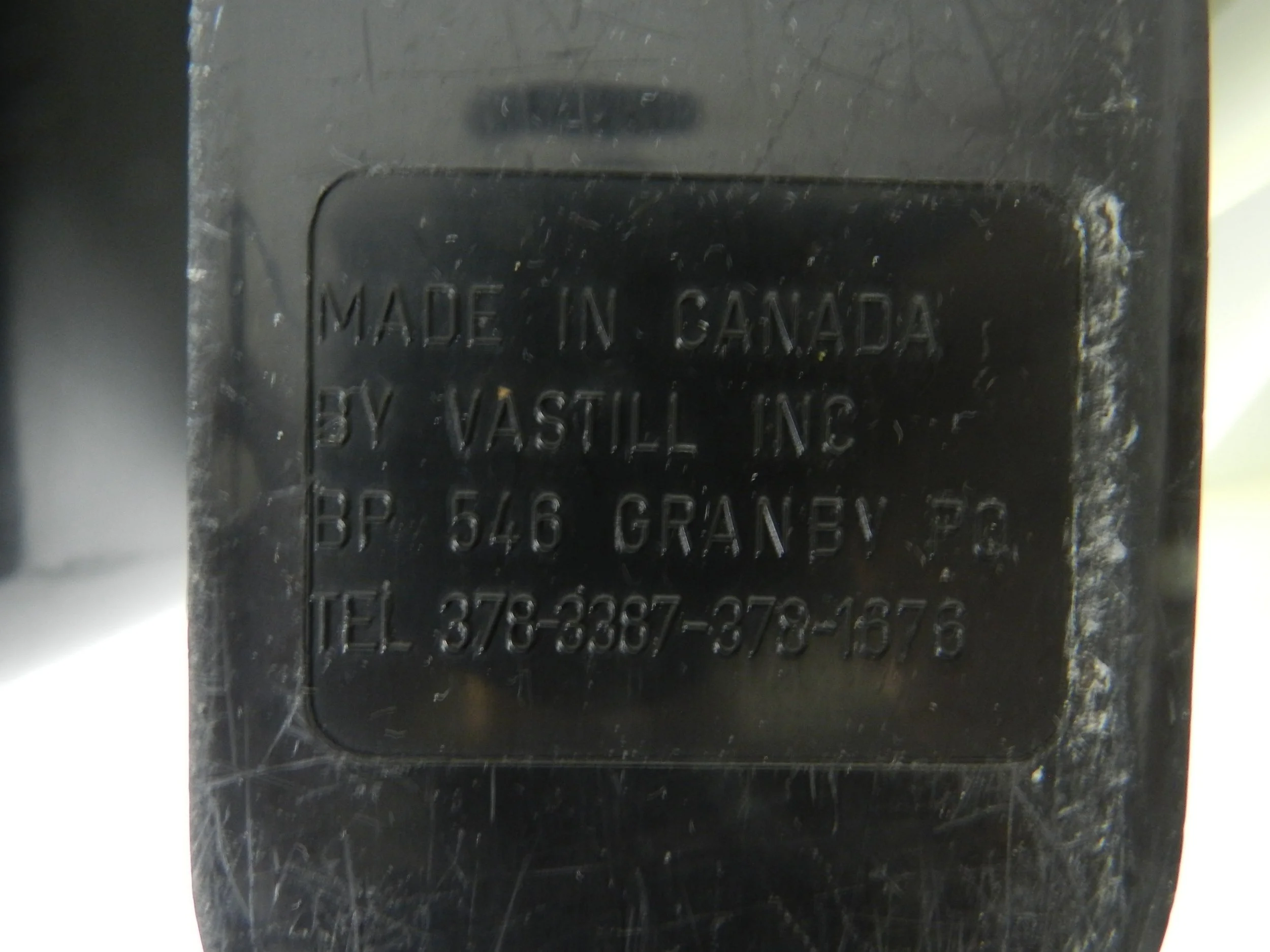 Pair of nesting plastic magazine racks designed by Rodolfo Bonetto for Vastill.  Italian design, manufactured in Canada, 1960s.