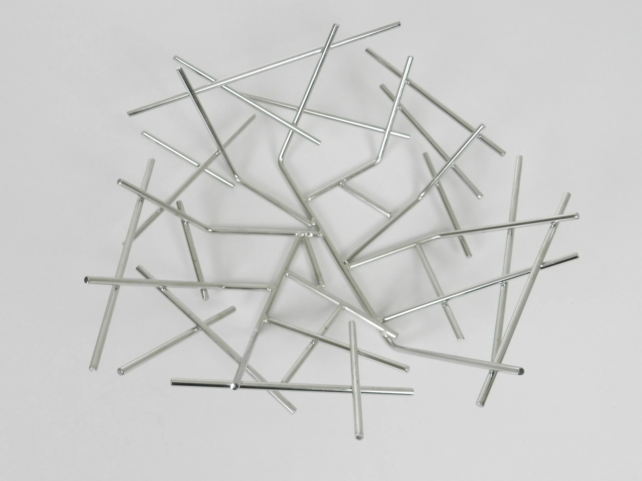 Stainless steel “Blow Up” bowl designed by Fernando and Humberto Campana for Alessi, Italy.