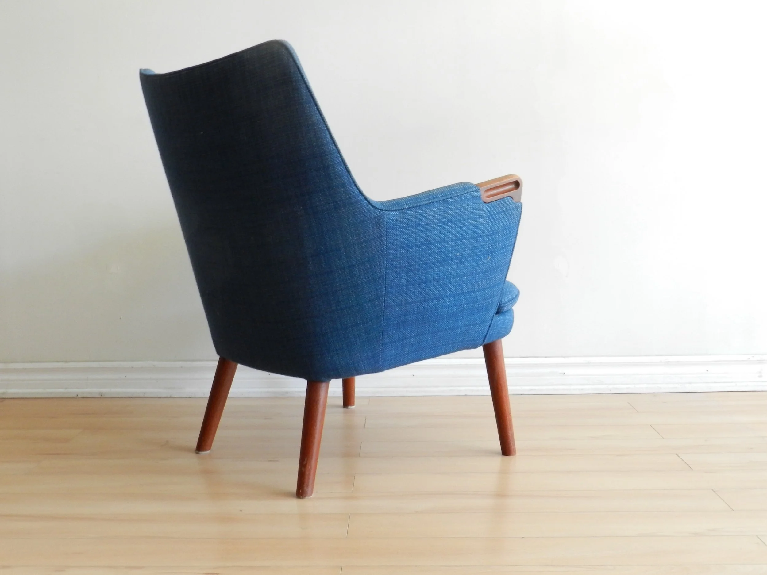 Vintage ‘Mini Bear’ lounge chair designed by Hans Wegner for A. P. Stolen.  Denmark, 1960s.