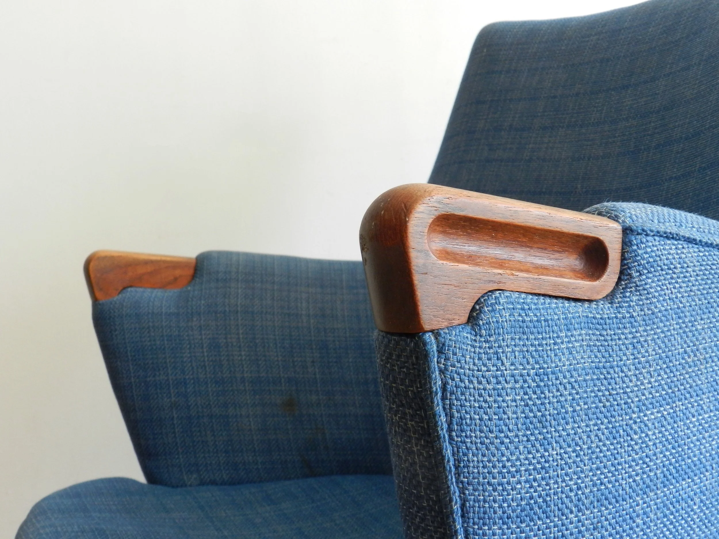 Vintage ‘Mini Bear’ lounge chair designed by Hans Wegner for A. P. Stolen.  Denmark, 1960s.