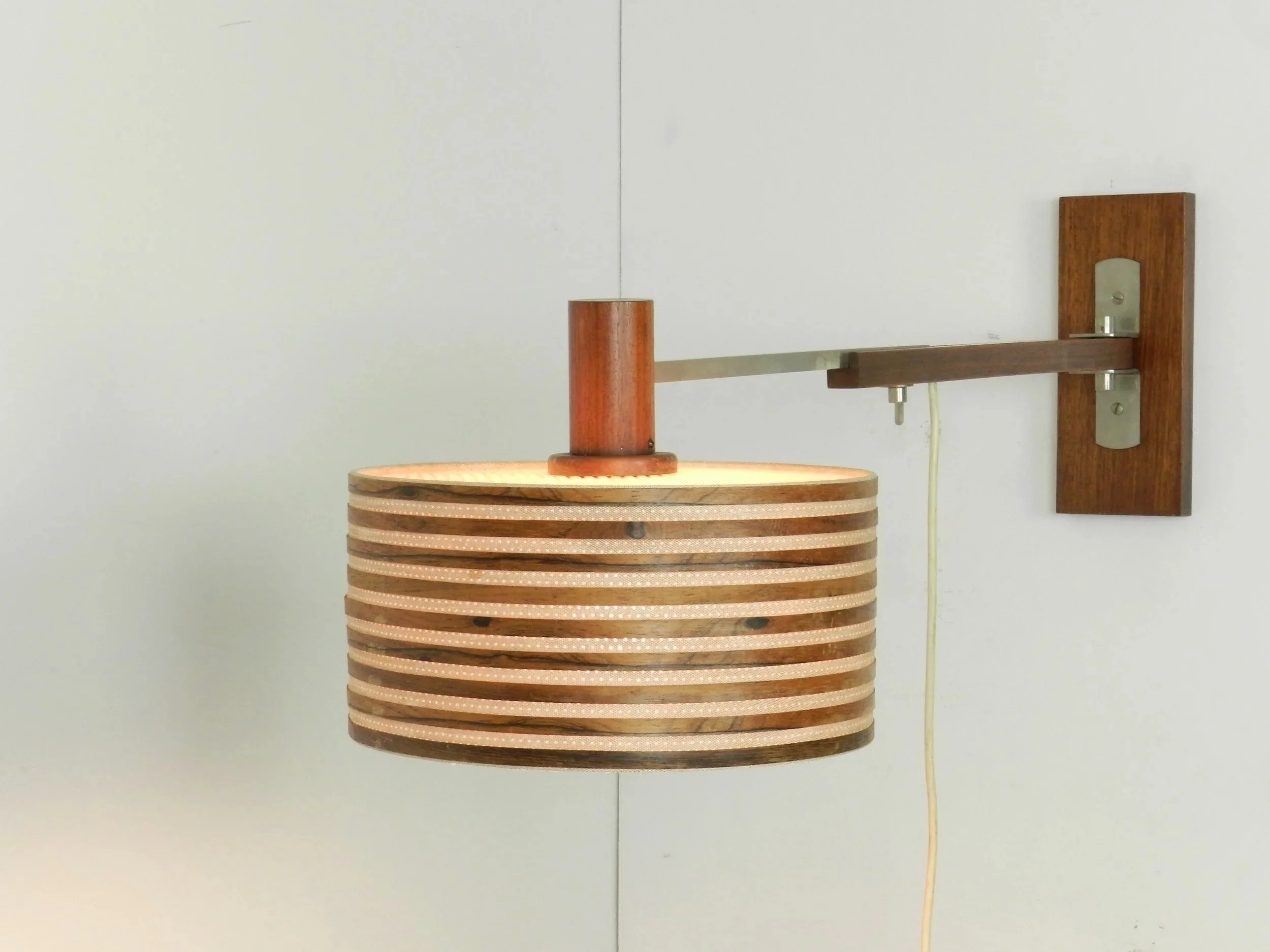 Wall Lamp in Rosewood