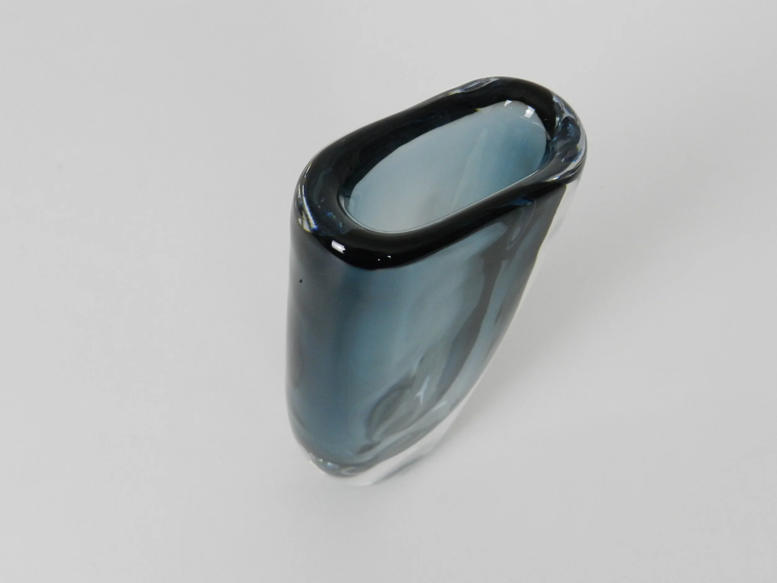 Glass vase by Vicke Lindstrand for Kosta.  Sweden, 1960s.