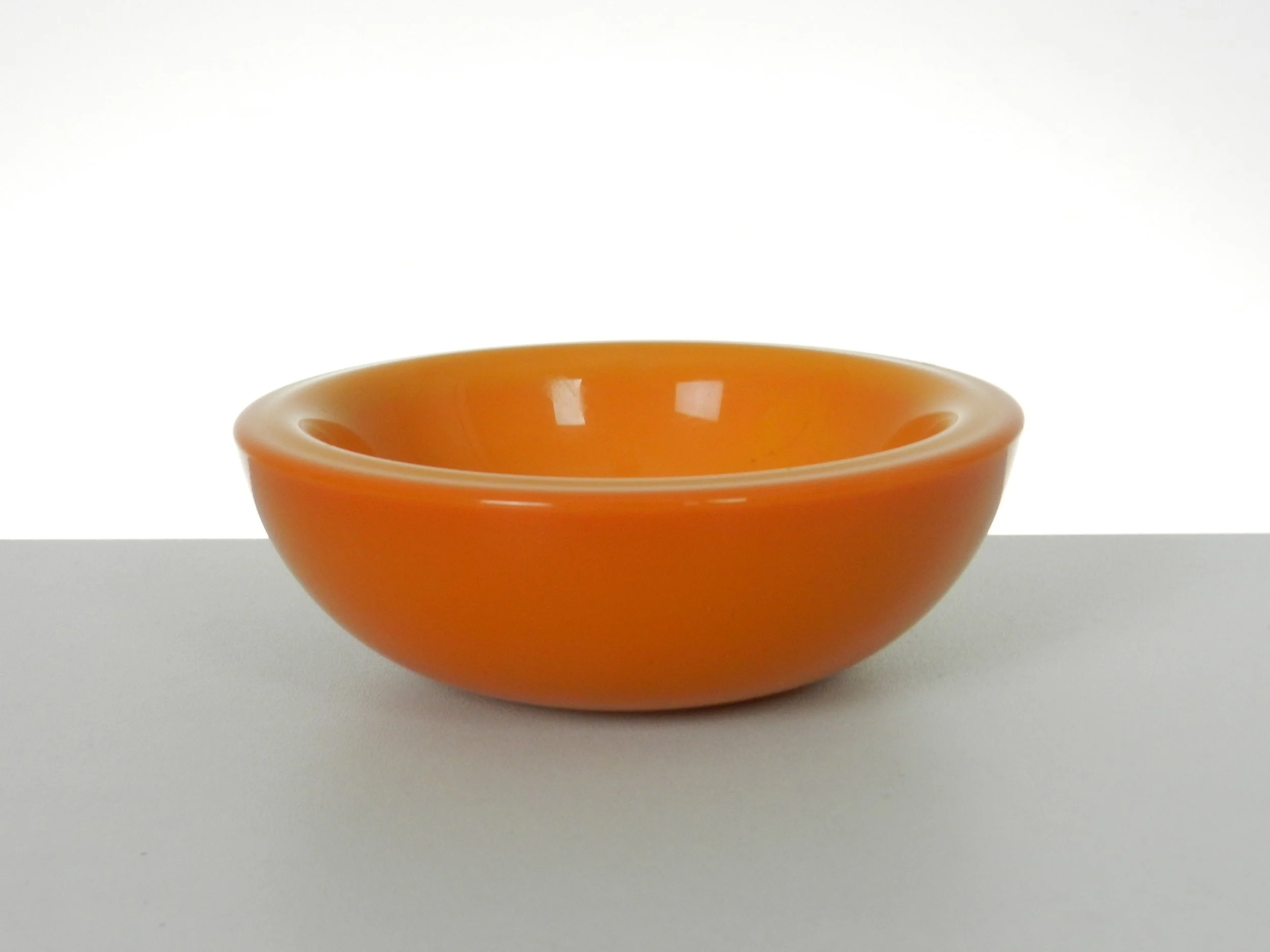 Colora glass bowl designed by Sven Palmqvist for Orrefors.  Sweden, 1950s.