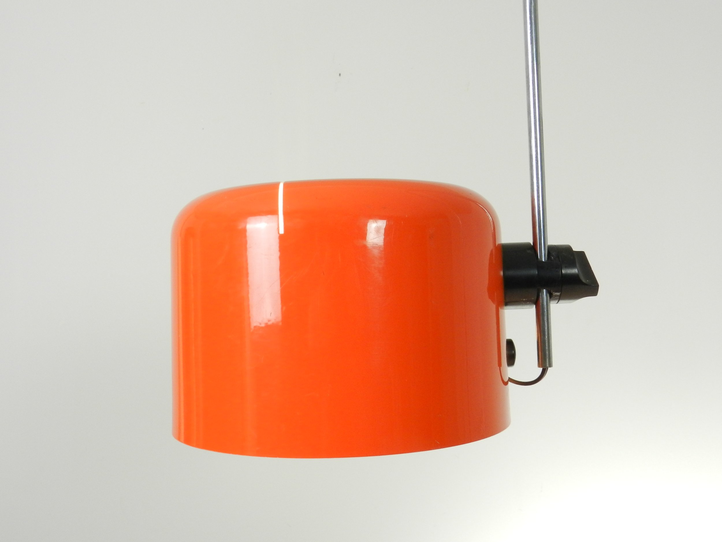 “Coupe” articulating clamp table lamp designed by Joe Colombo for Oluce.  Milano, Italy, 1960s.