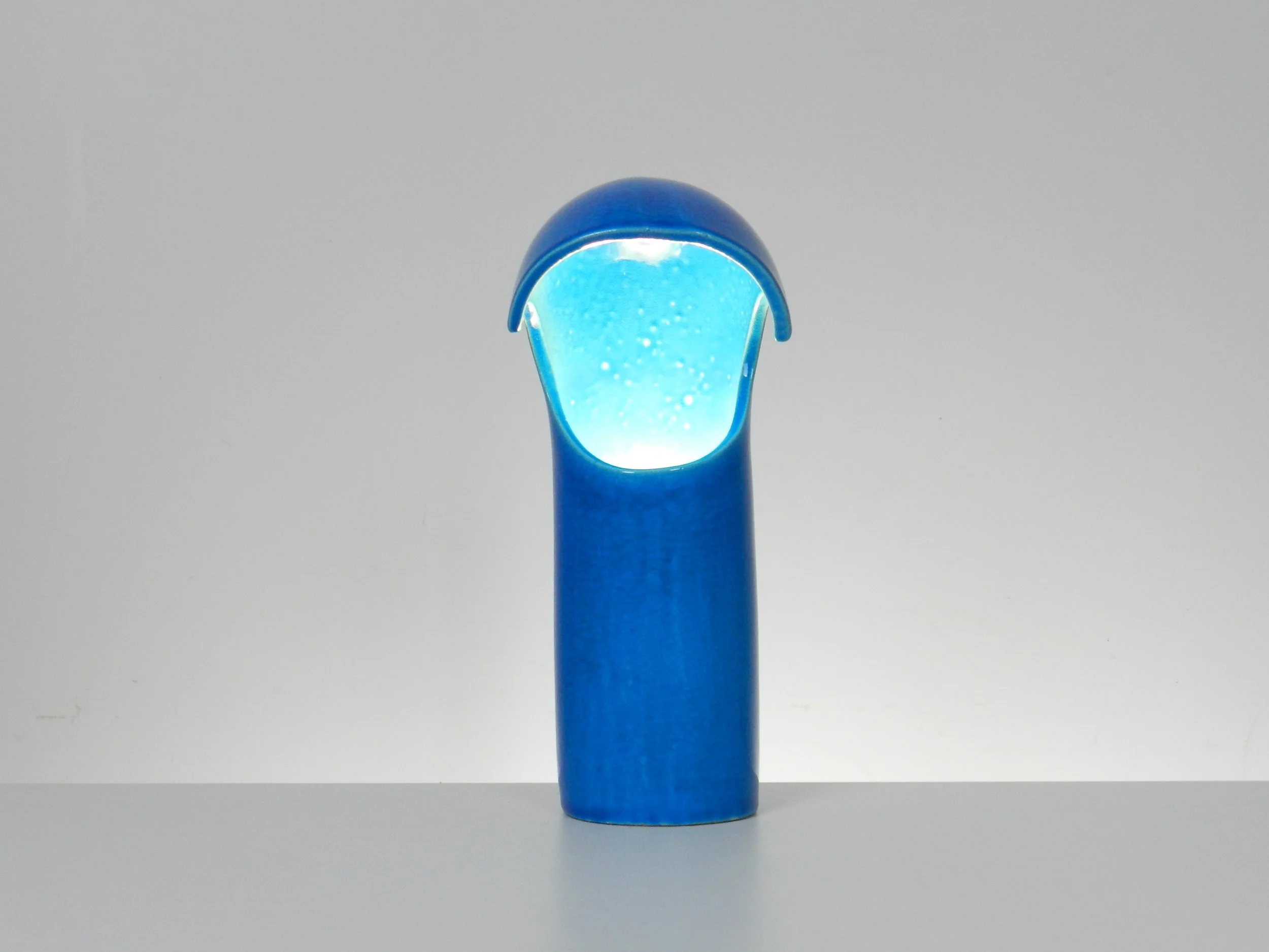 Space age ceramic lamp.  Canada, 1960s.