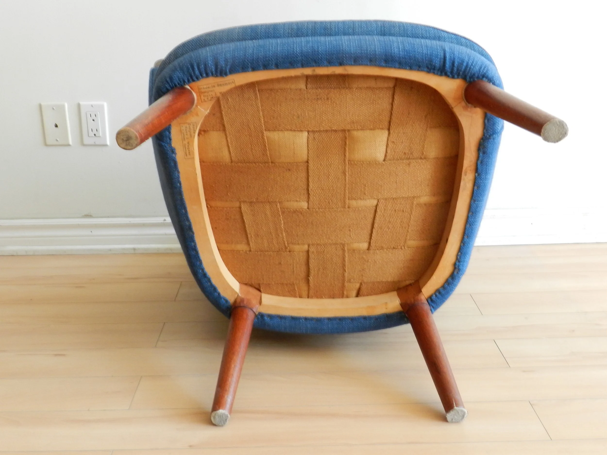 Vintage ‘Mini Bear’ lounge chair designed by Hans Wegner for A. P. Stolen.  Denmark, 1960s.