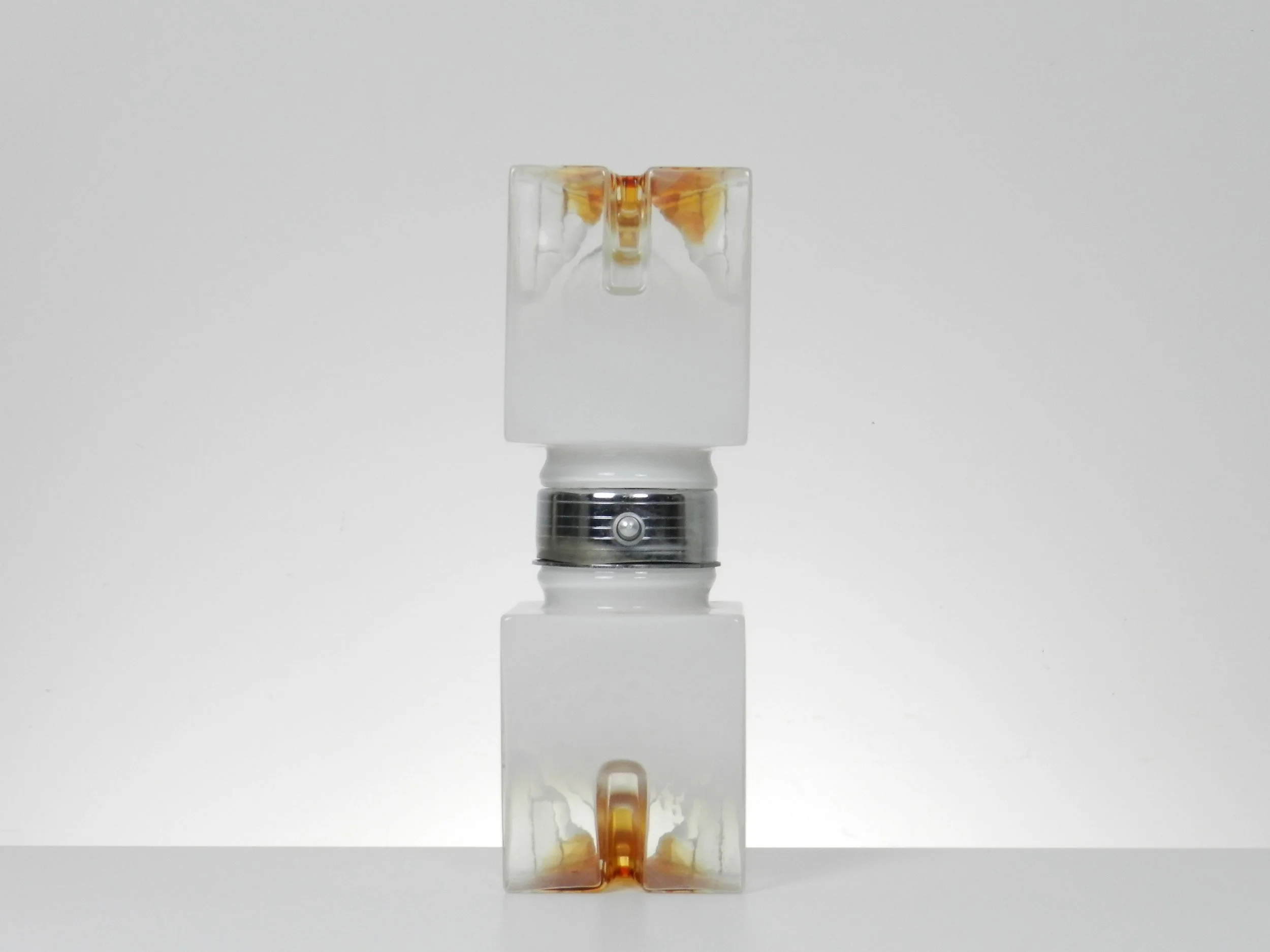 Mid century Murano glass lamp by Mazzega.  Italy, 1960s.