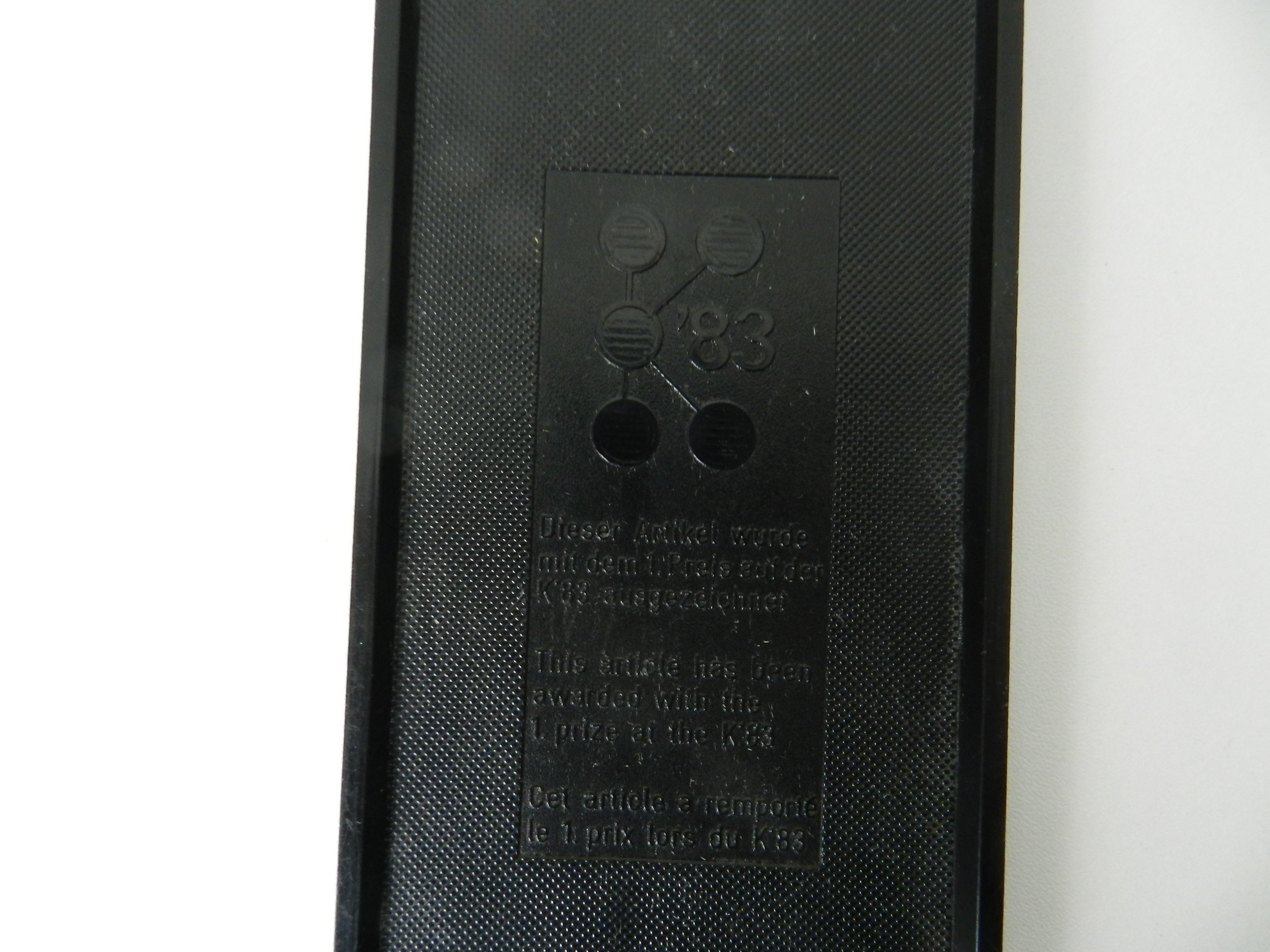 Post modern wall mounted perpetual calendar.  Germany, 1980s.