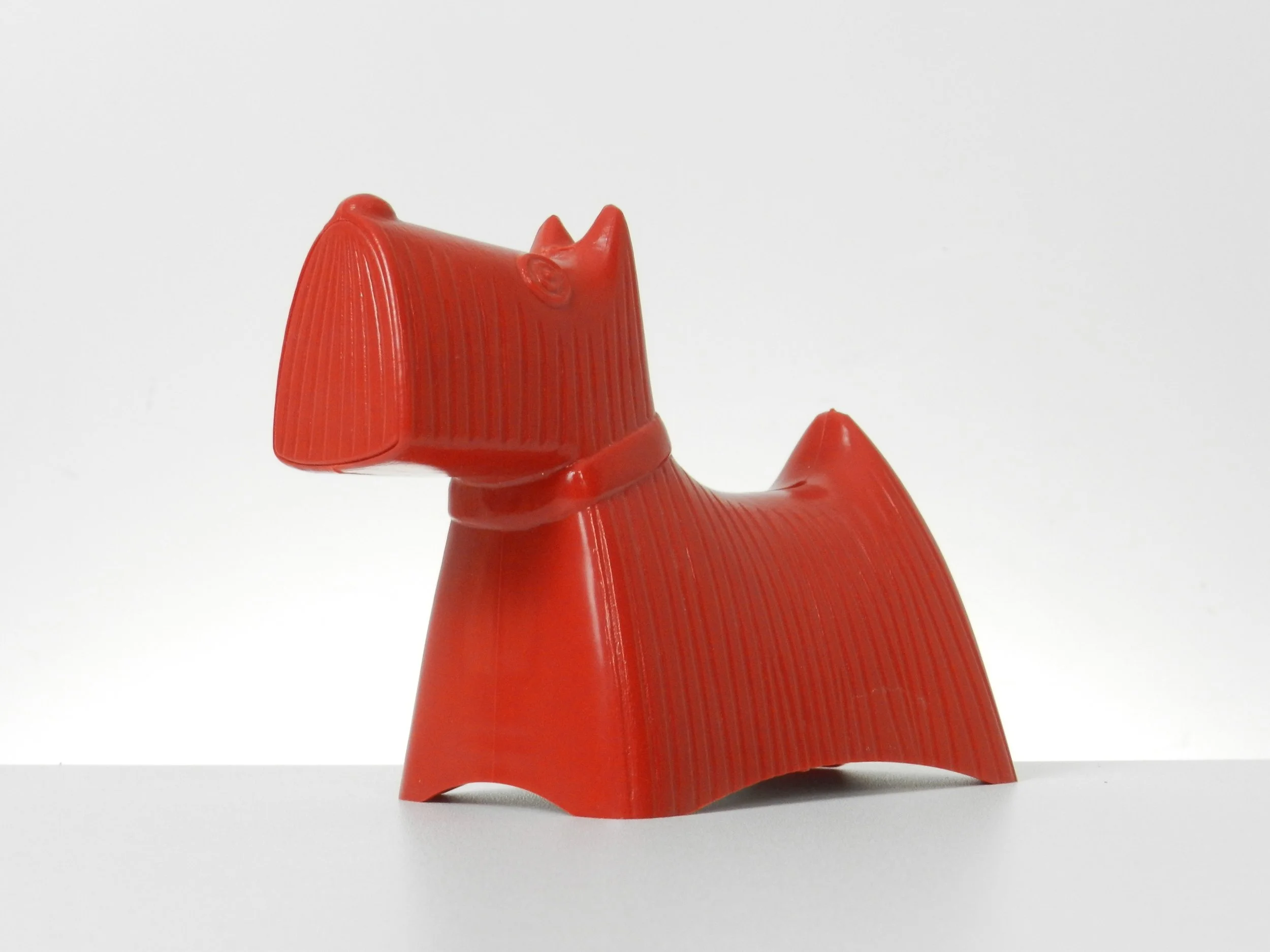 Plastic bank designed by Stig Lindberg for Handeisbanken.  Sweden.