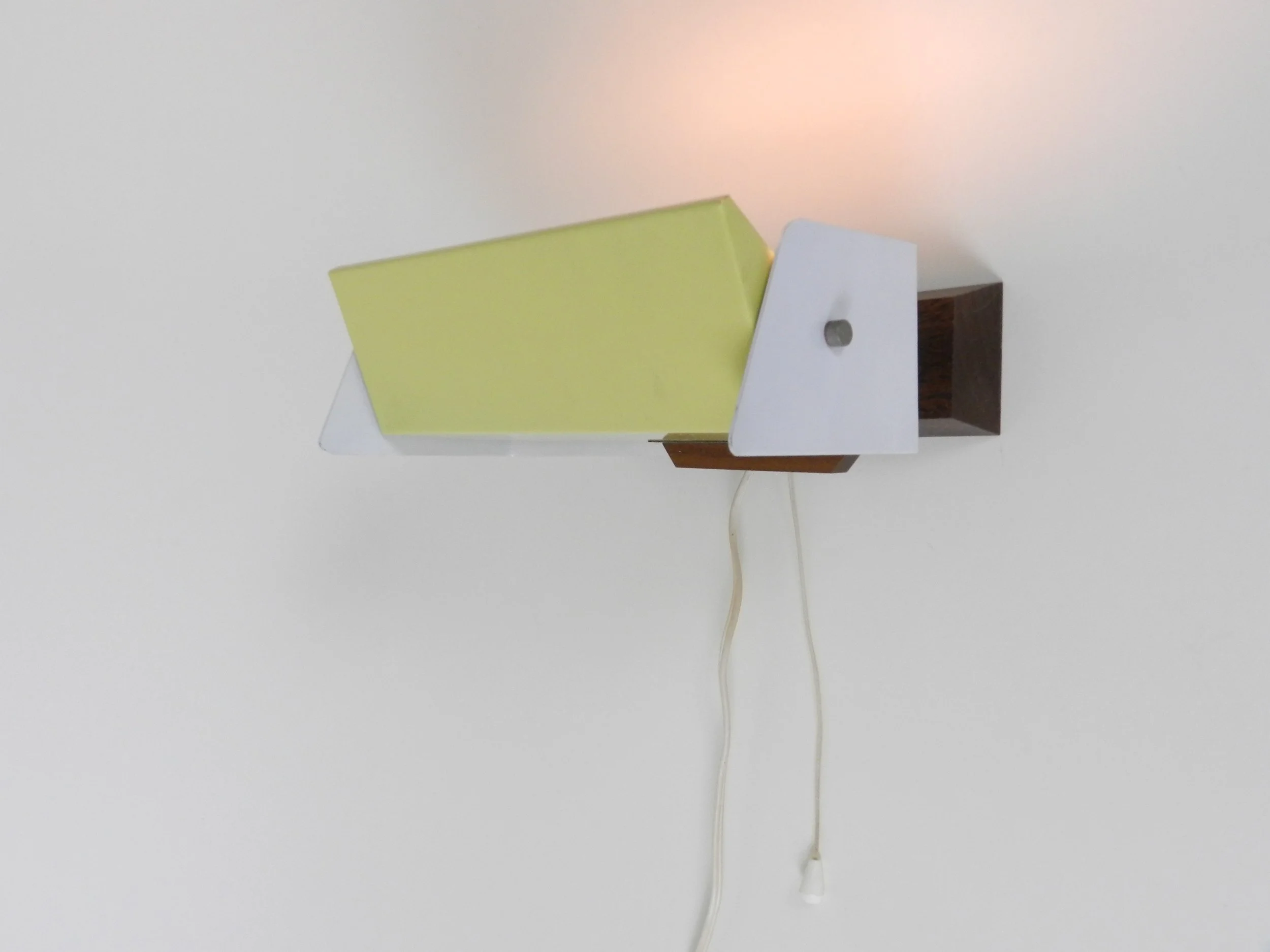 Mid century modern wall lamp by Hiemstra Evolux.  Netherlands, 1960s.