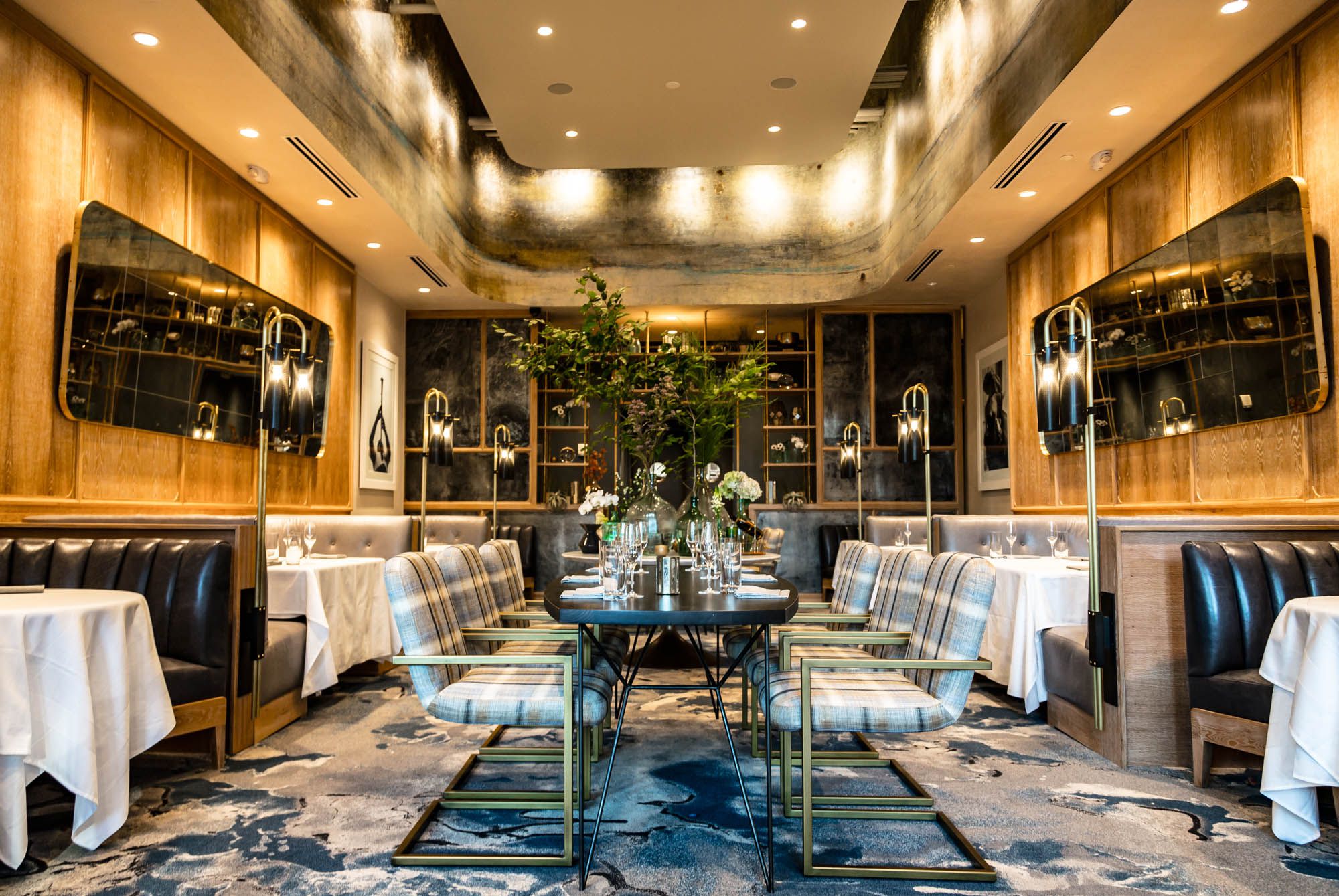 Custom Banquette Sconces