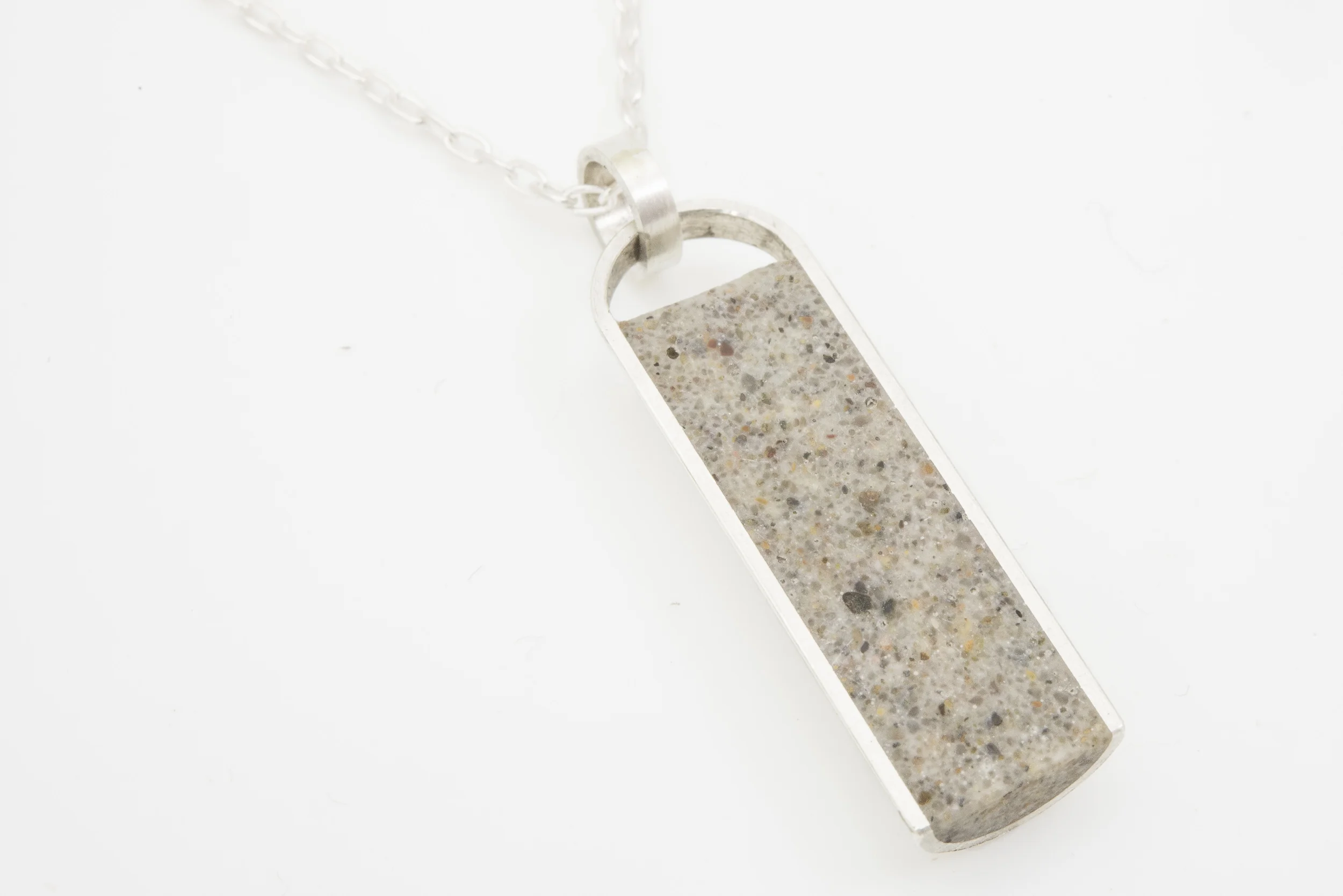 Concrete Rectangular Pendant