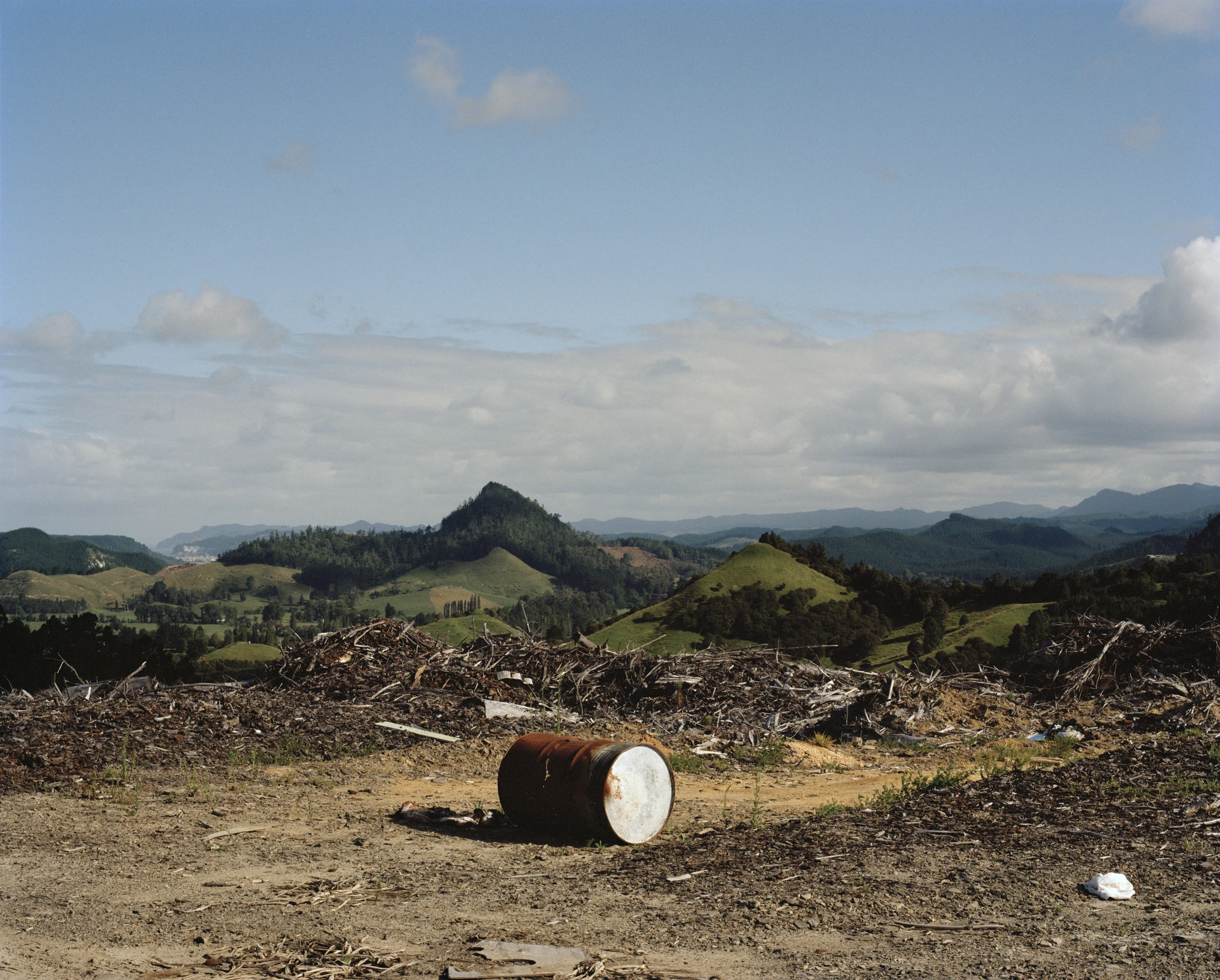 Whangamata from Tairua Road, 2016