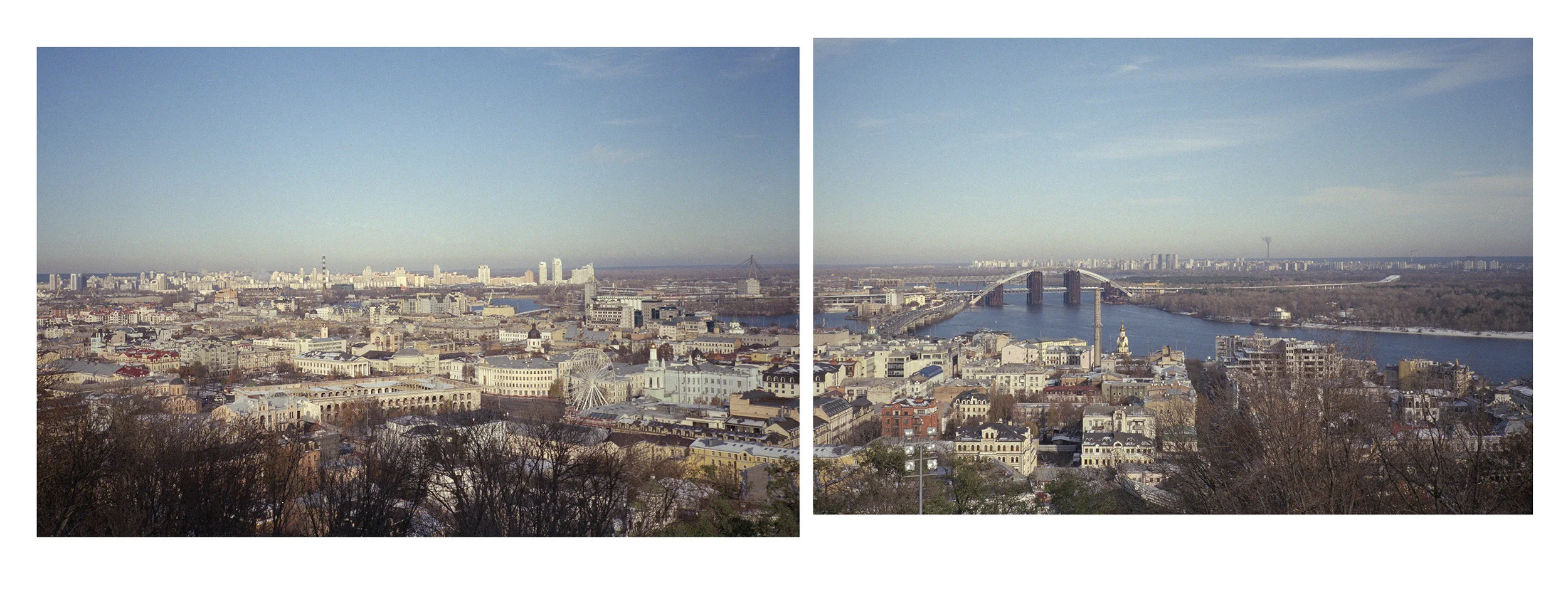 Podil and Dnieper River, from Saint Andrew’s Church, Kyiv
