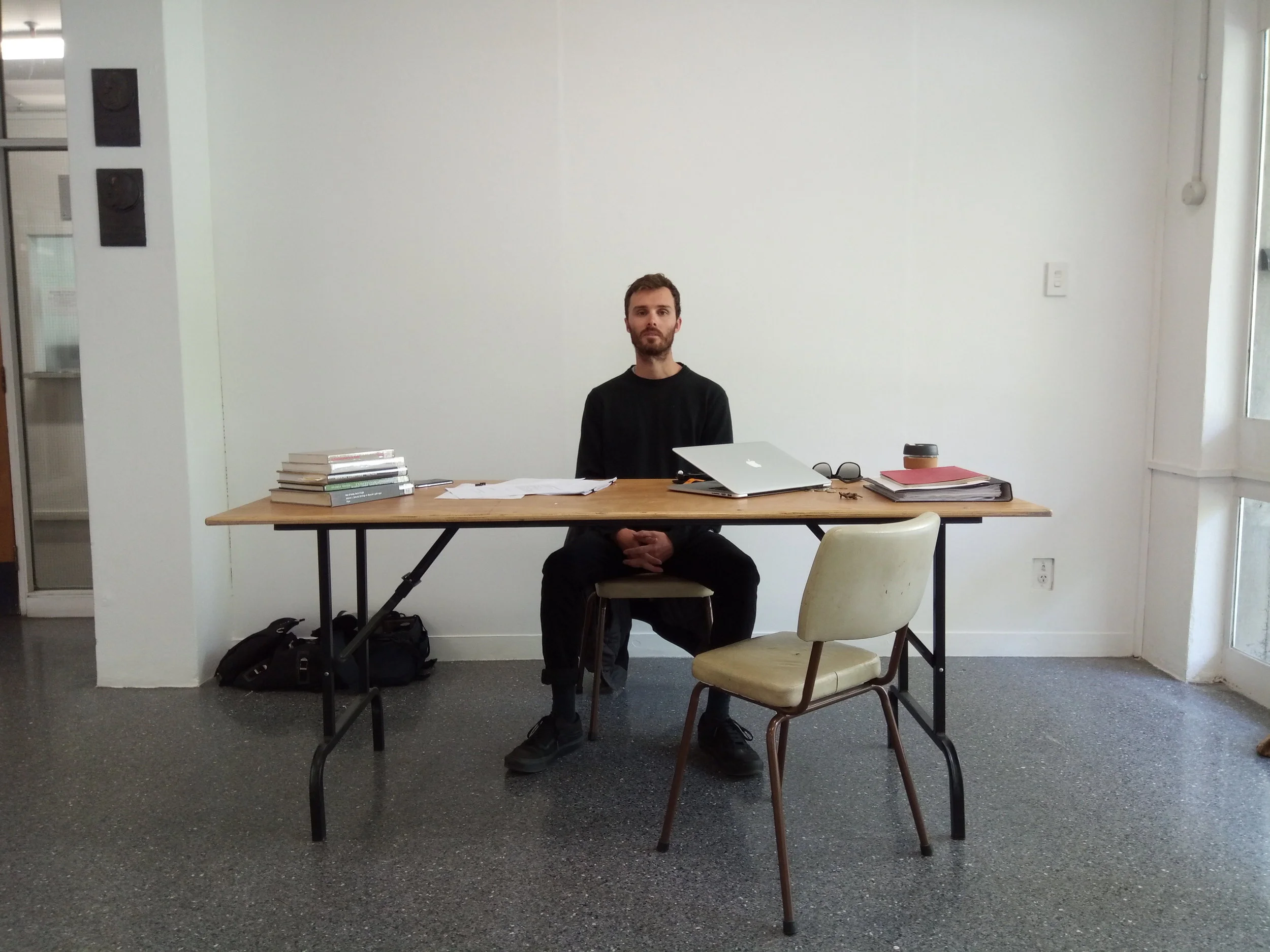 Durational Performance Office hours Monday 29th October - Monday 5th November Foyer, Elam School of Fine Art