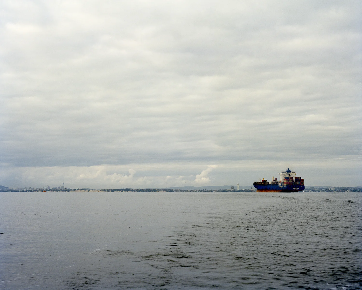 Looking to Tāmaki Makaurau from Tīkapa Moana, 2018