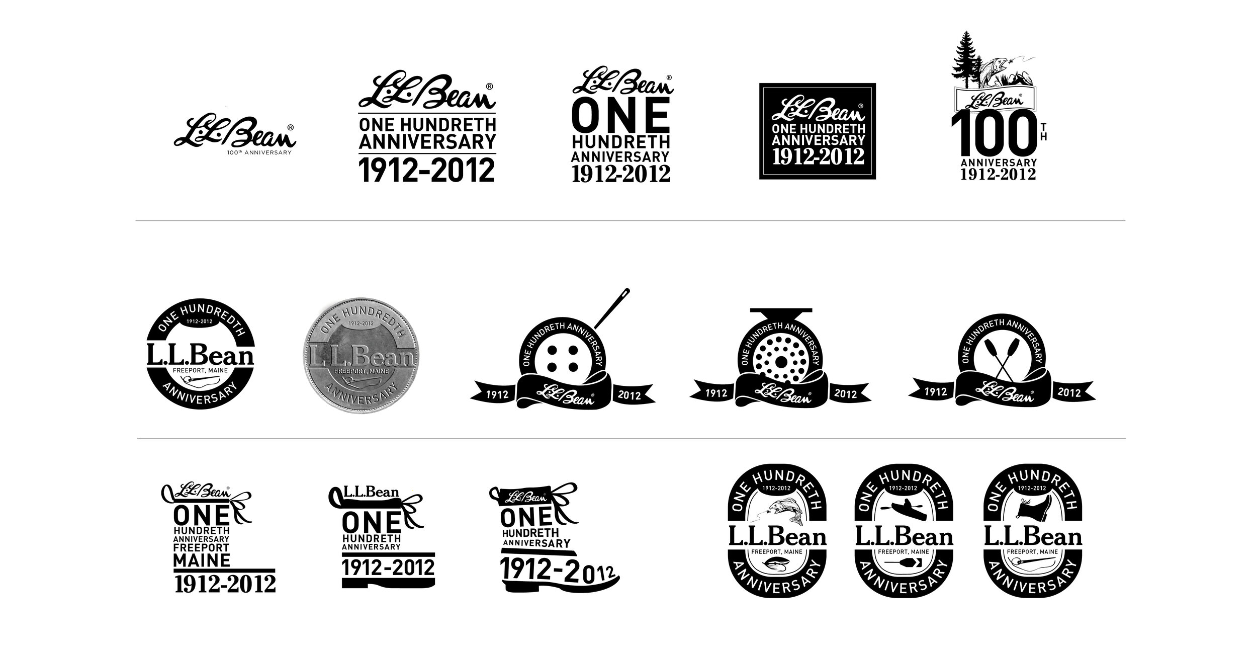  Alternate digital logo sketches that were concept only. 