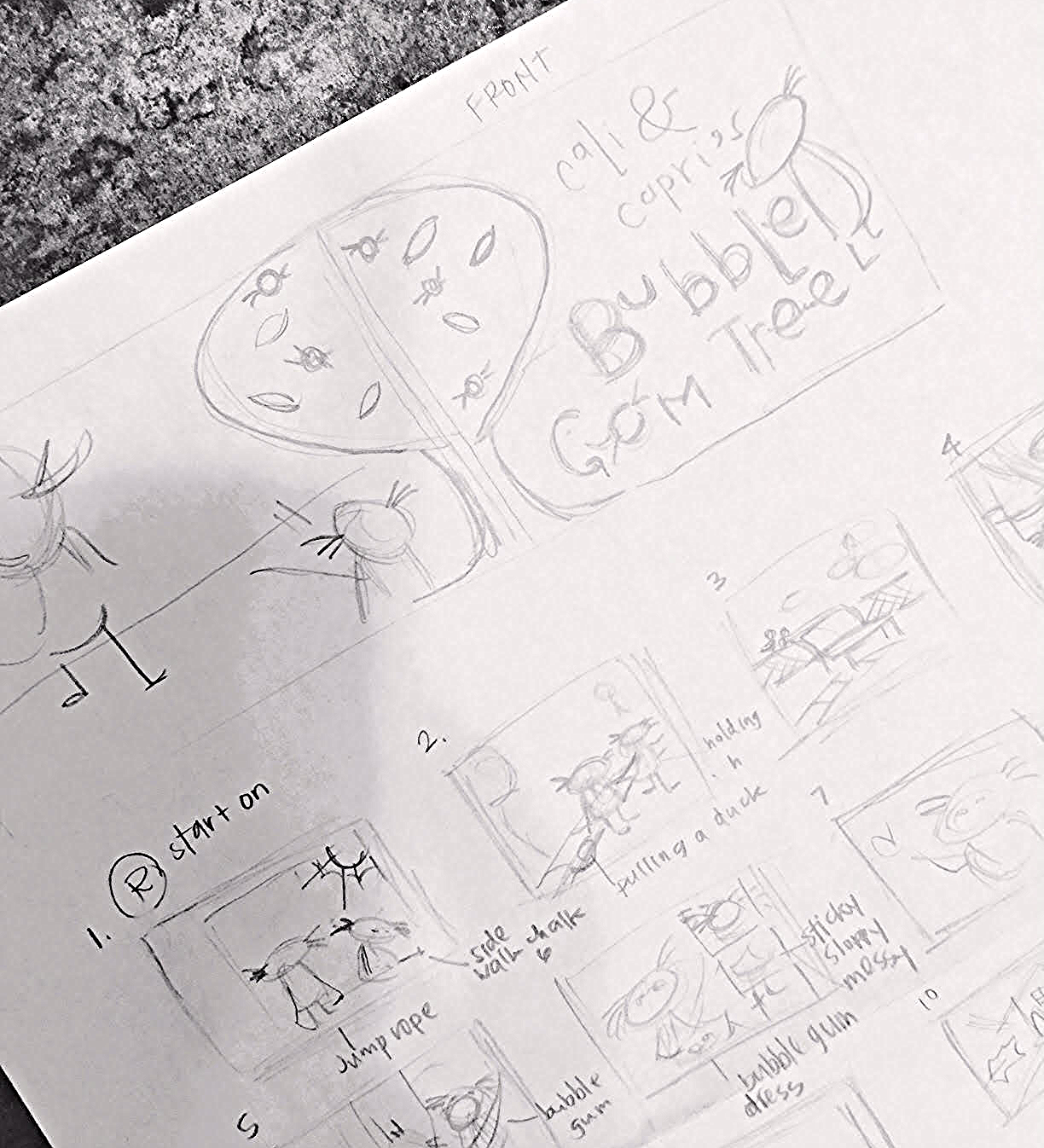 Original story boards.