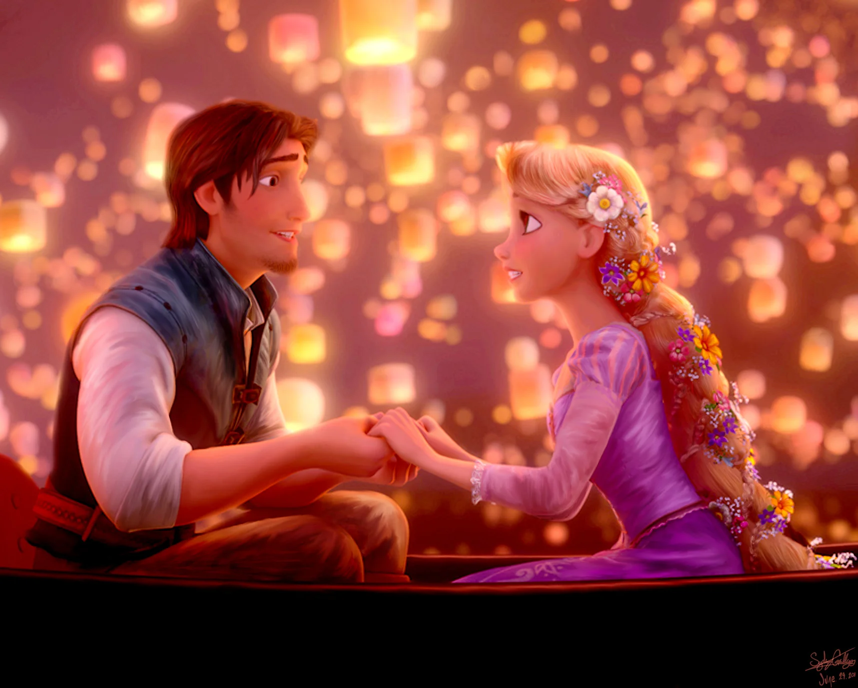 "All at once, everything looks different, now that I see you." --Tangled