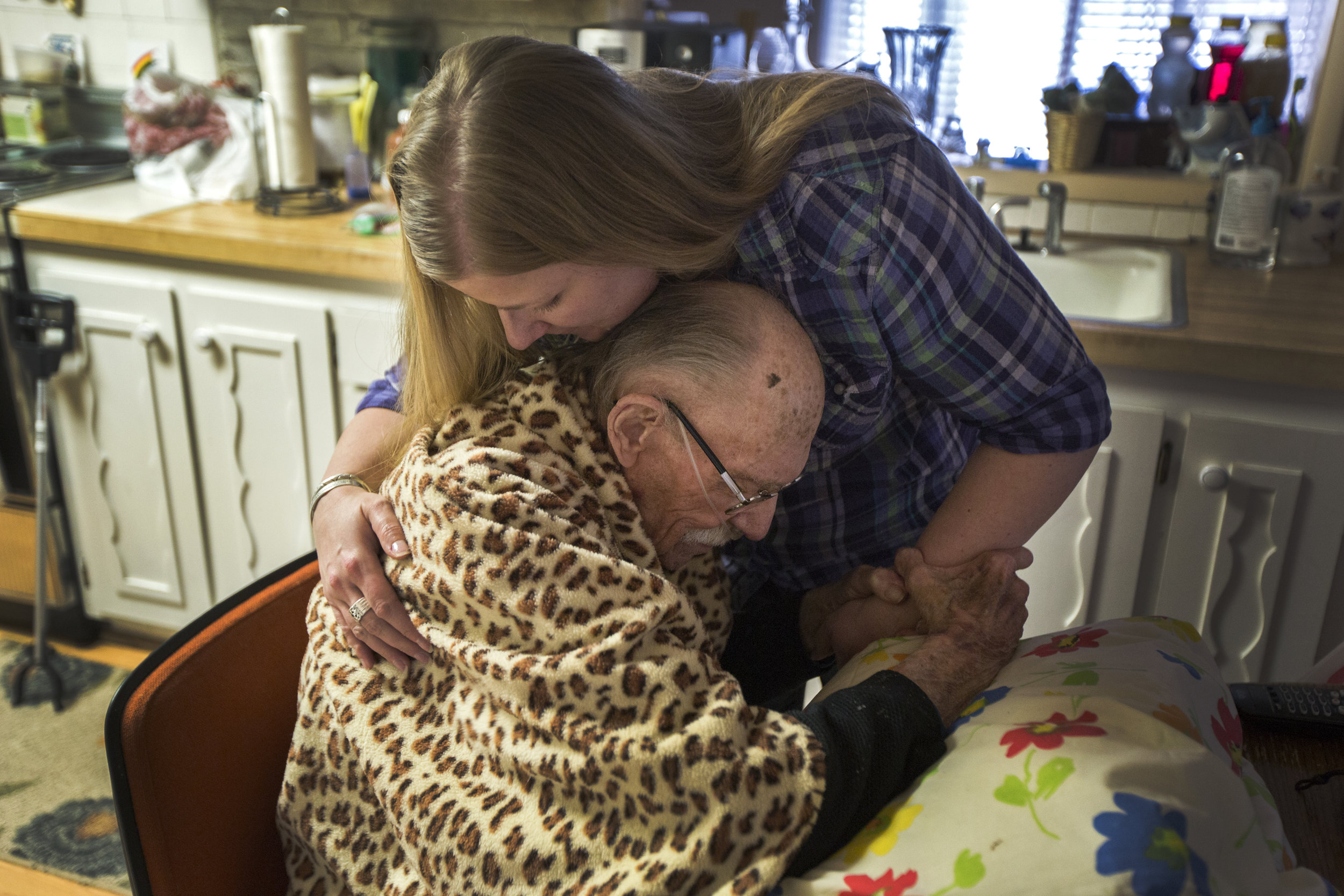  “It’s rough,” Jasmine Parker said about taking care of her father. “I don’t know if it’s going to be weeks or months. I mean I feel like he doesn’t have that much longer to go.” The Lehi resident said this Jan. 27 about her 79-year-old father, Richa