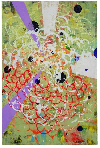 Jason Rohlf, “Soundings 7”, Mixed Media on Paper, 9 x 12"
