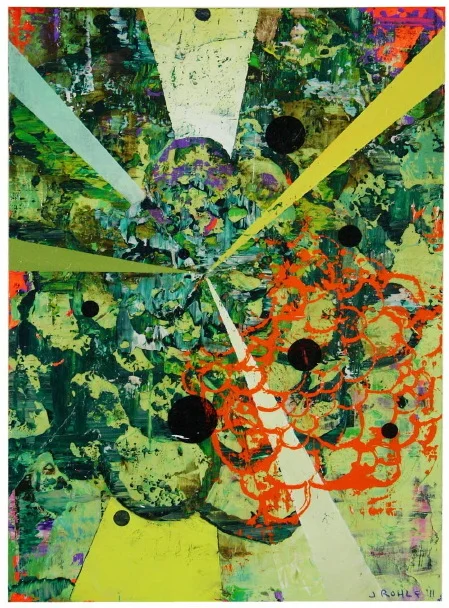  Jason Rohlf, “Soundings 11”, Mixed Media on Paper, 9 x 12"