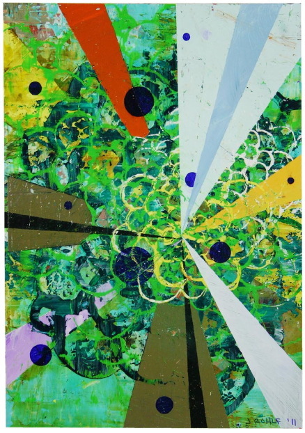 Jason Rohlf, “Soundings 8”, Mixed Media on Paper, 9 x 12"