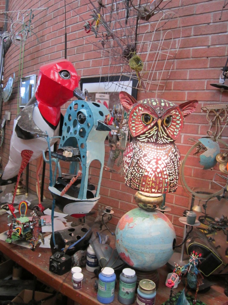 Sculptures in progress….