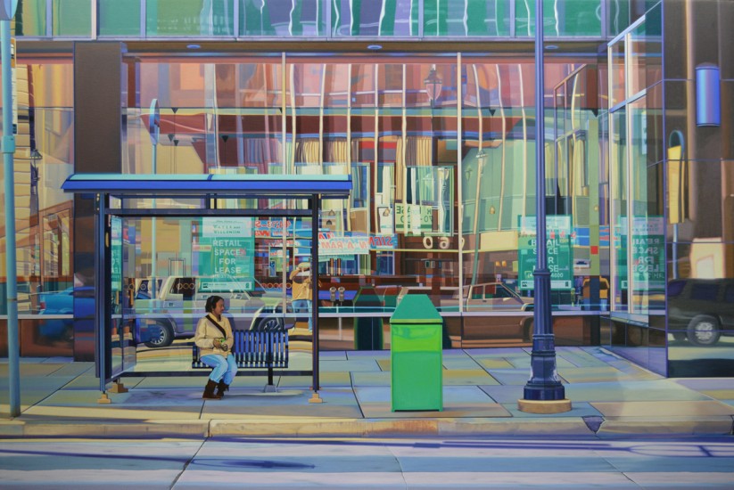 PATIENCE, Oil on Canvas, image 34 x 50" framed 35 x 51"