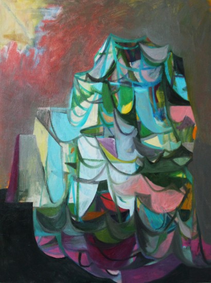 Trent Miller, WE'LL LET THE EDGES GROW WILD, Oil on Panel, 40 x 30"