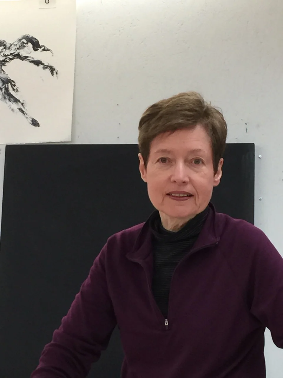 Jan Serr in her Milwaukee Studio