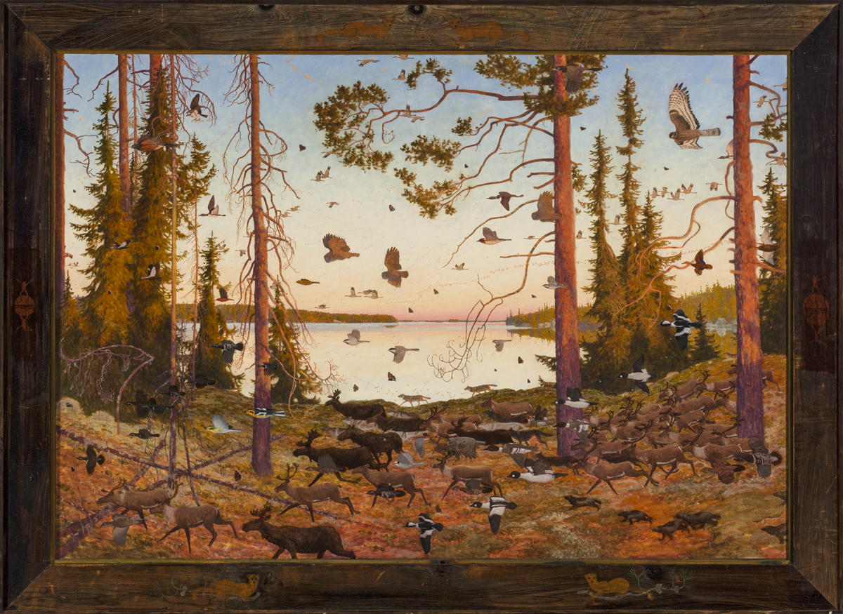 Tom Uttech, WIDIGENDAA (978), Oil on Linen, 43 x 59″