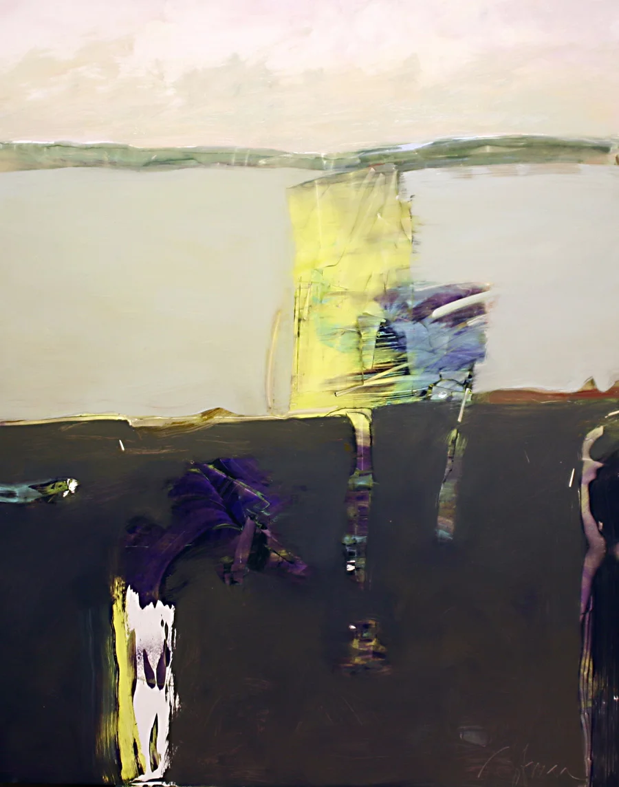 Terrence Coffman, ANGEL I, oil on board, 60x48"