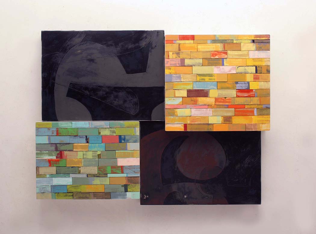 Richard Taylor, EXCAVATION - VALLEY, 33 x 43.5 x 4 inches, aluminum, pine, enamel, varnish