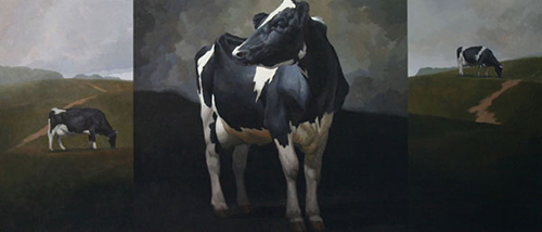 Craig Blietz, “Overcast,” acrylic on muslin on panel, 60 x 140 in. (c) Craig Blietz 2016
