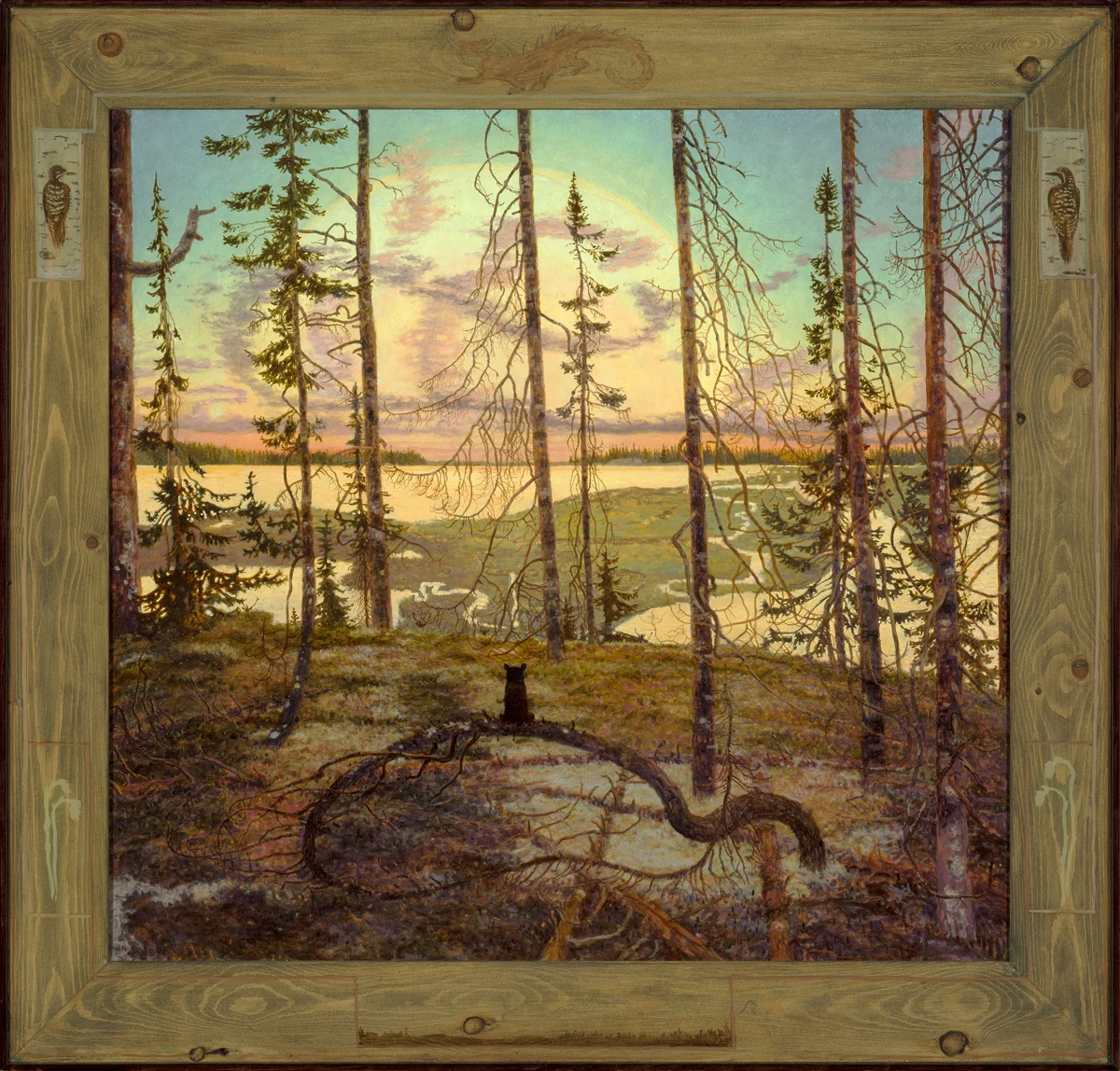 GINWAKOSI MITIG (972), Oil on Linen, 37 x 39”