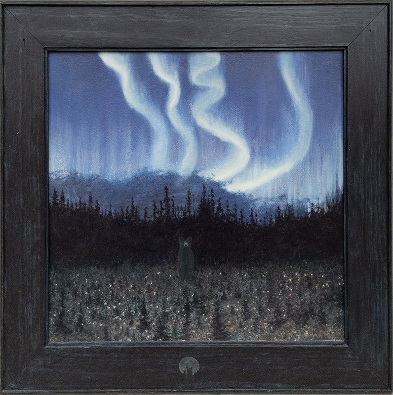 WASABAAM (1114), Oil on Panel, 22 1/4 x 23"