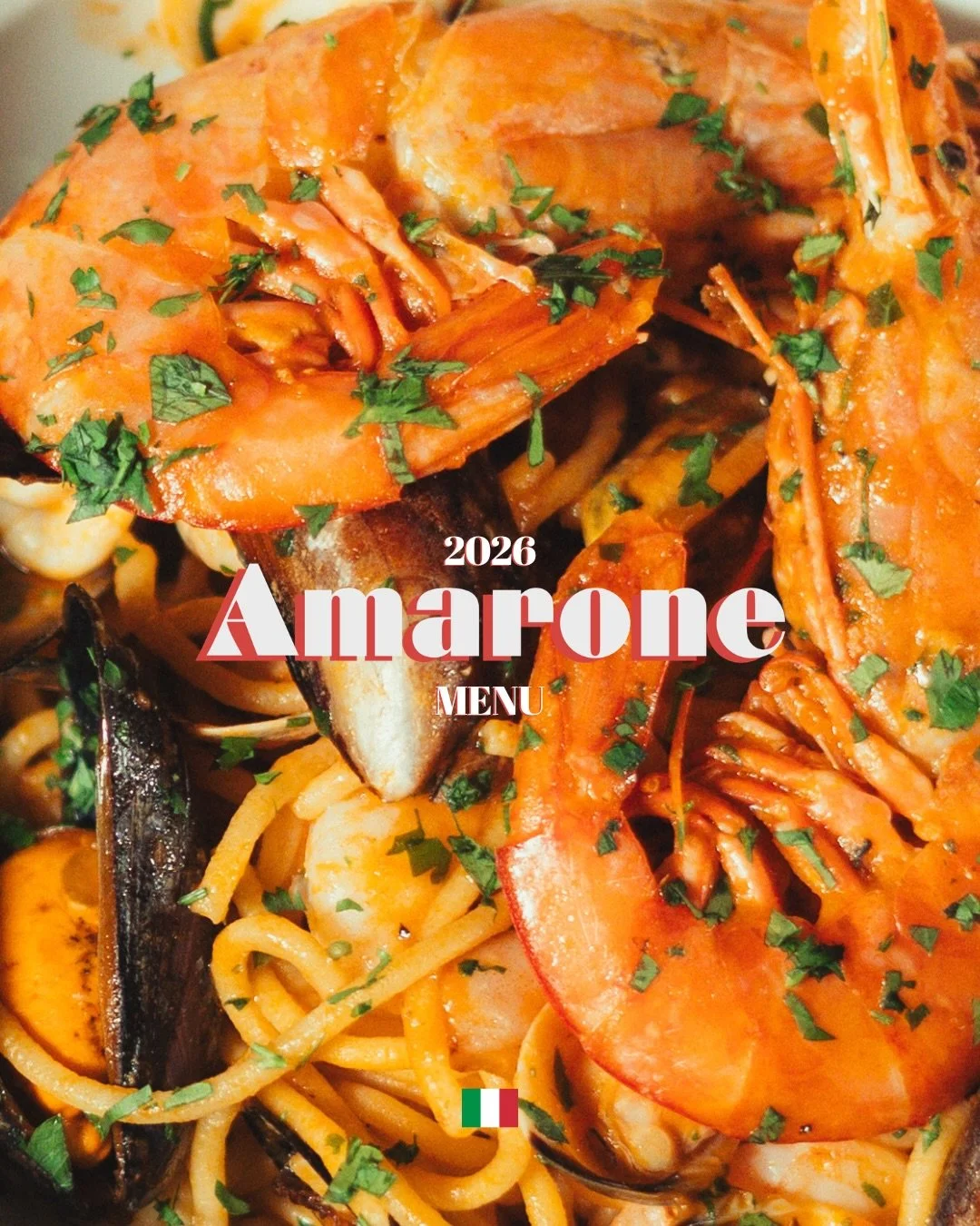 The wait is over 🇮🇹

Our 2026 Menu at Amarone is here - full of bold flavours, seasonal ingredients, and classic Italian dishes done properly.

From starters to mains and desserts, every plate is crafted to be savoured.

Be among the first to exper