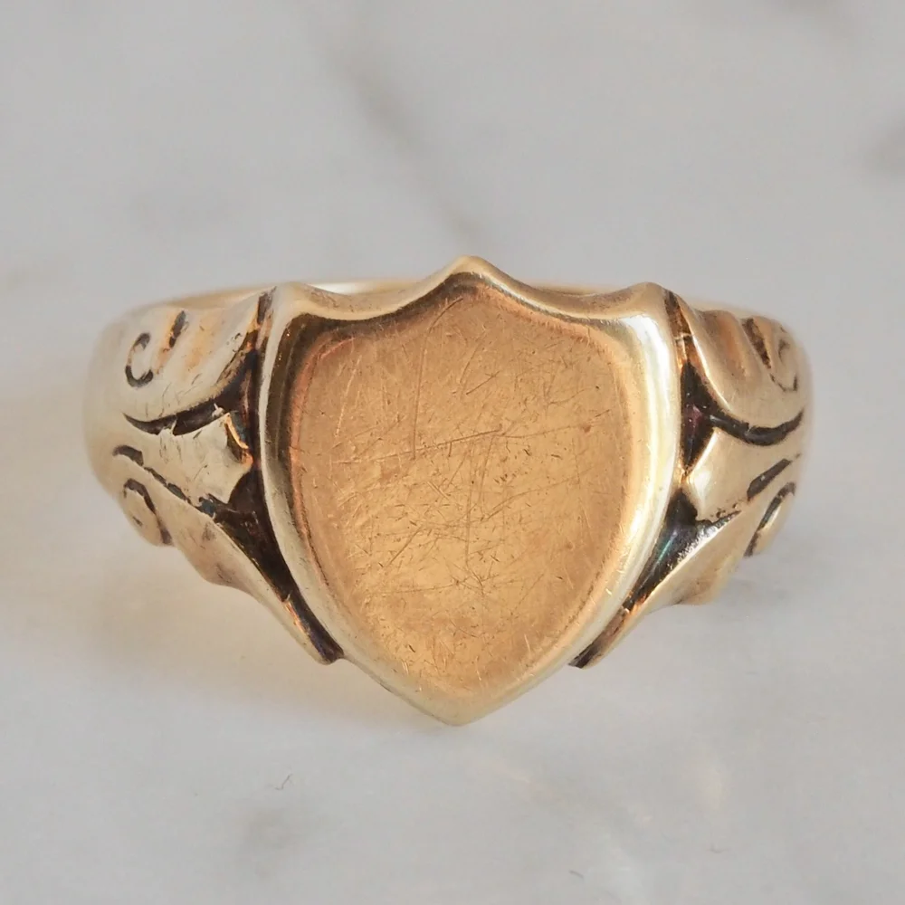 クラシカルレインボーハッピーバード 1960s ハンドスタンプ シールド