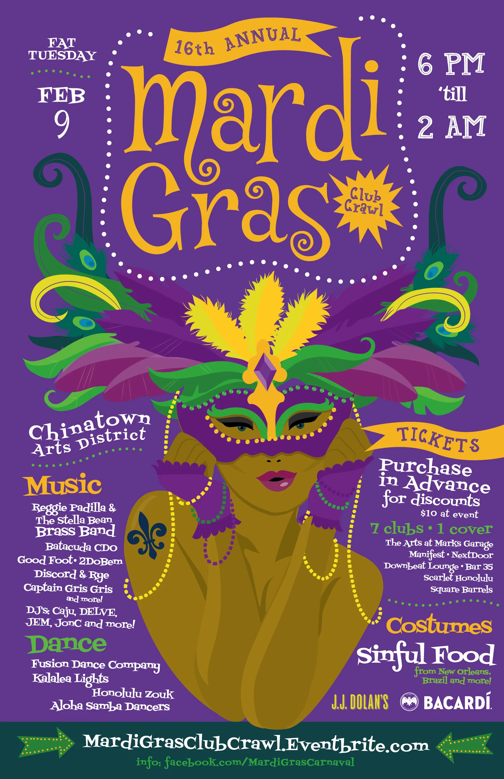 Mardi Gras Club Crawl