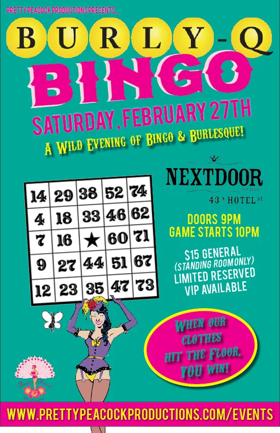 Burly-Q Bingo at NextDoor