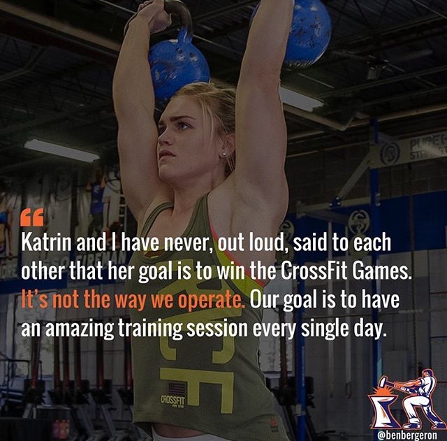 Coach Ben Bergeron talking about working with the CrossFit games champion Katrin Davidsdottir