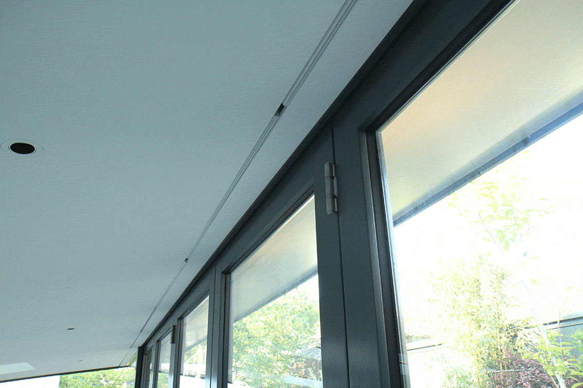 Custom Roller Blinds, Fully Automated With Blackout & Concealment