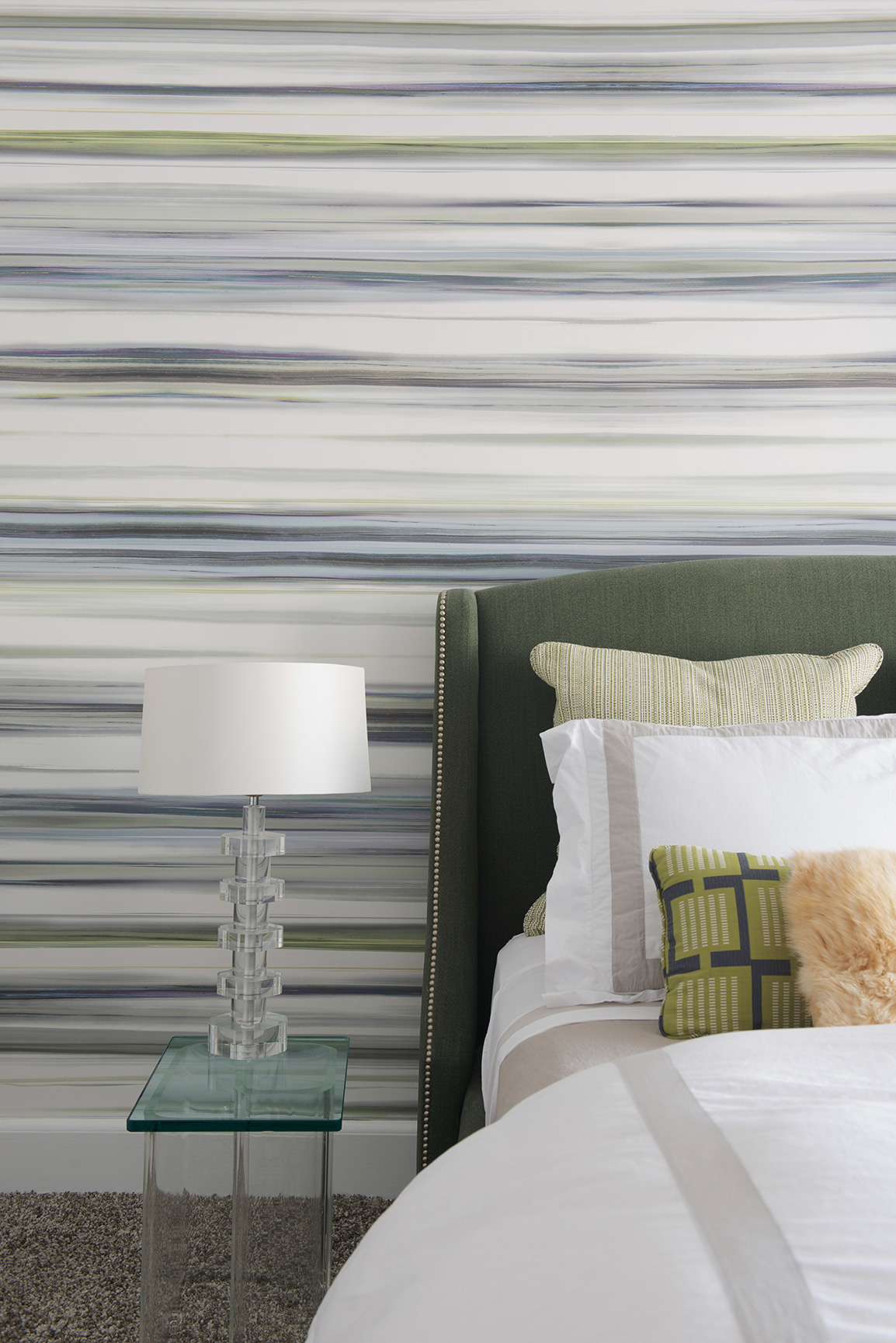 Jacqueline Cutler Interior Design - Park Avenue Residence Soft Blue Bedroom